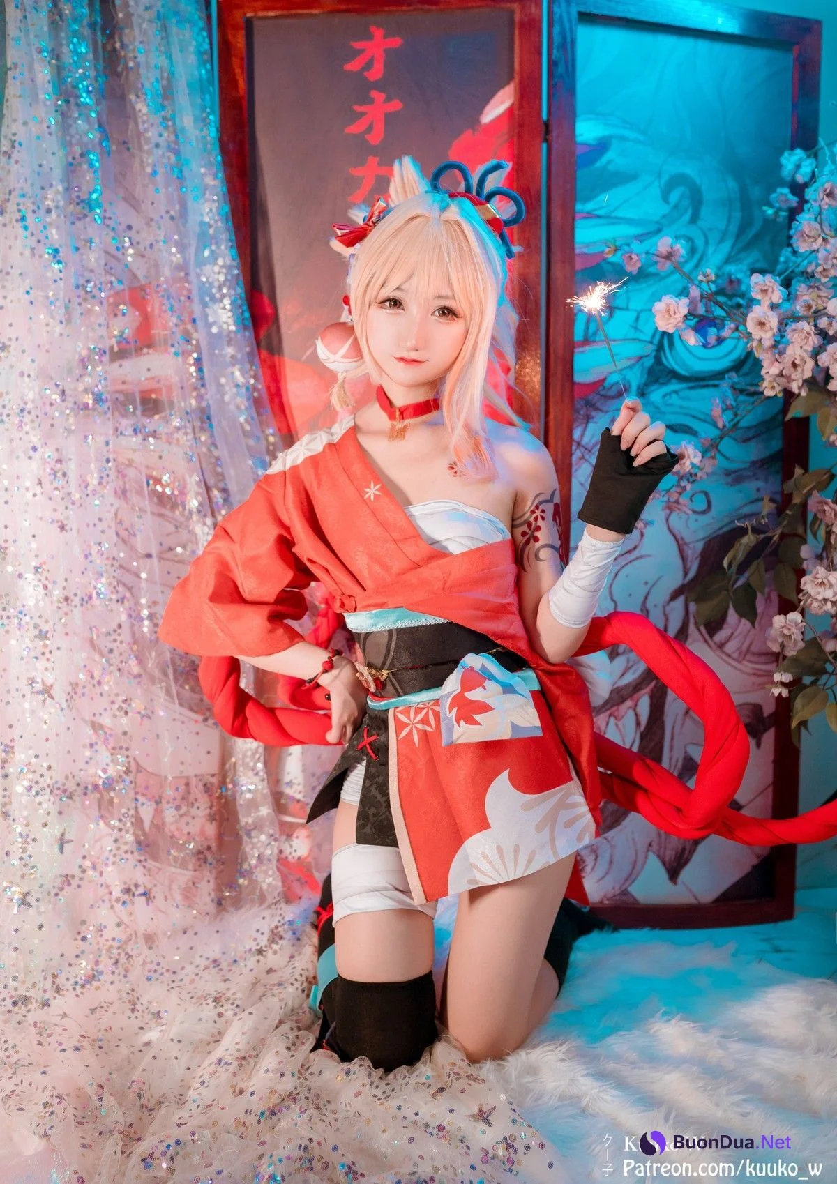KuukoW クー子 Cosplay 長野原宵宮 Yoimiya Naganohara - Photo 4