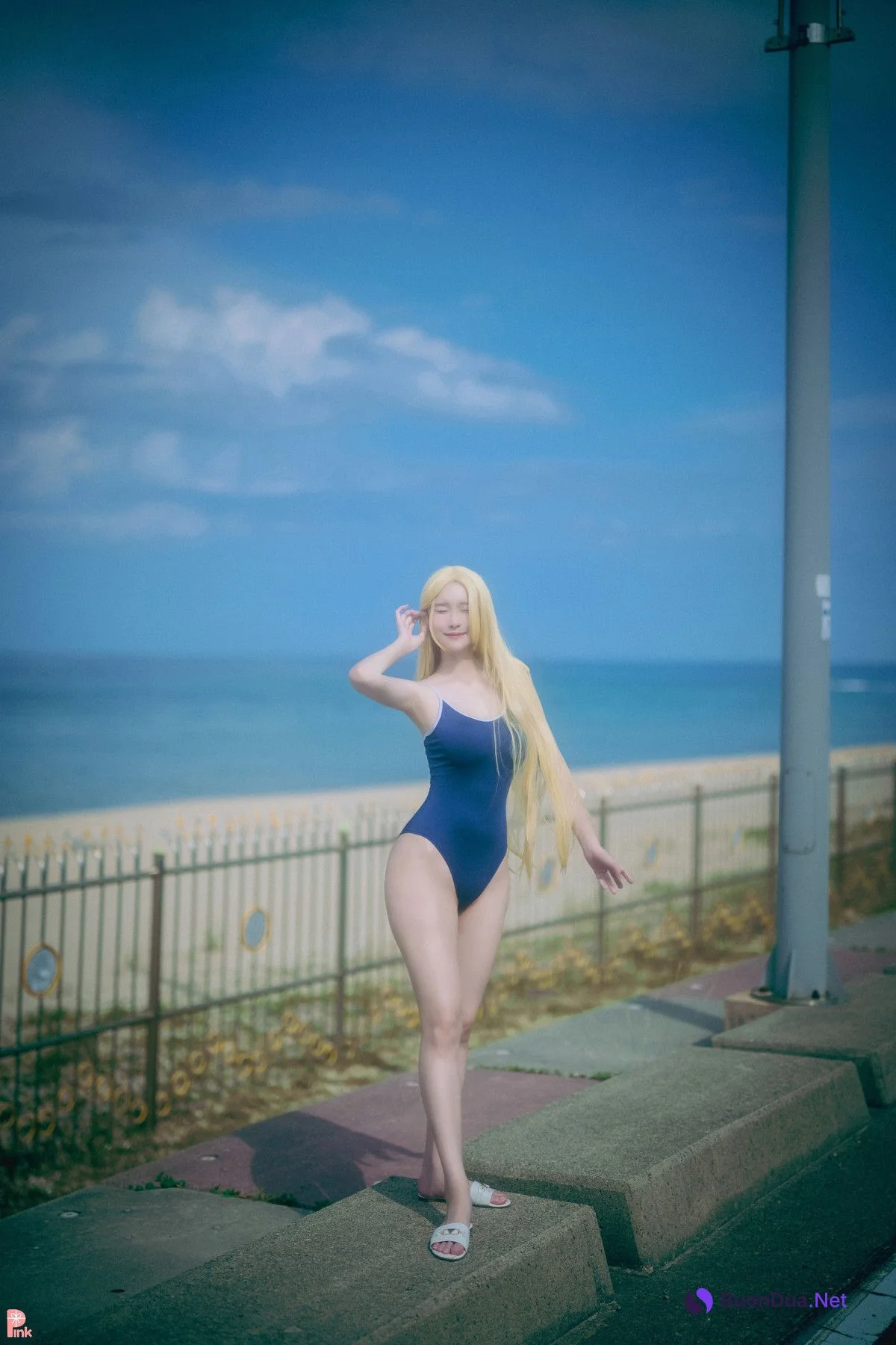 Lee Ahrin 이아린, [PINK] Meet Me in The Summer Set.01 - Photo 2
