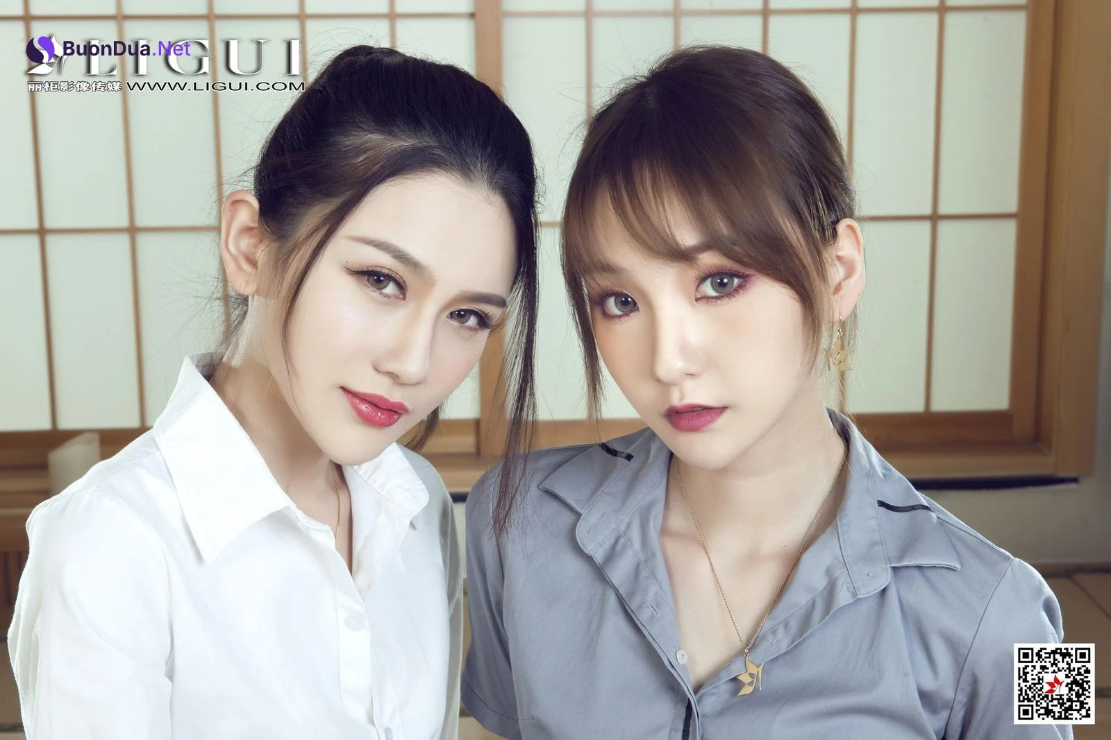 [Ligui丽柜] 2021.04.11 蕊蕊&甜甜 - Photo 2