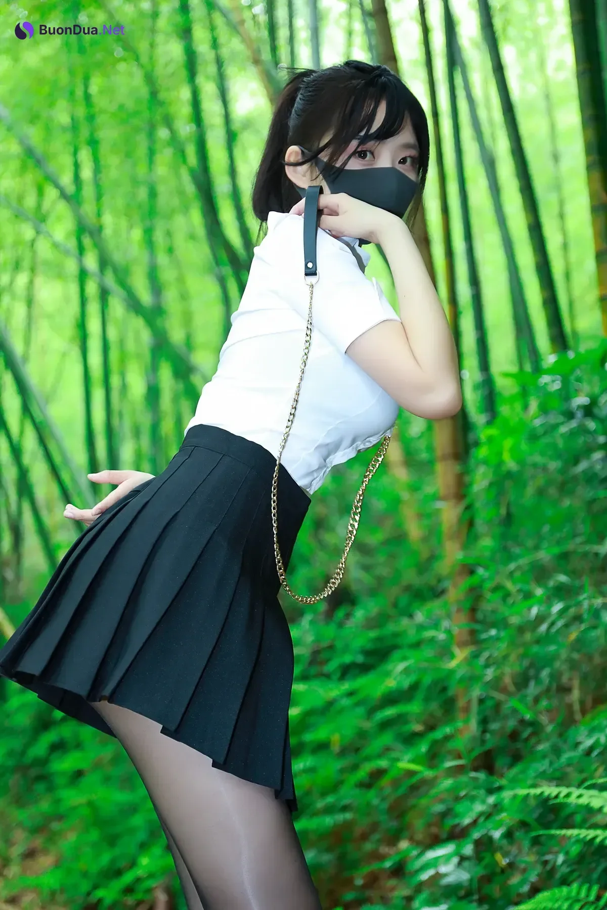 李佳LiJia – 黑百褶裙森林 - Photo 3