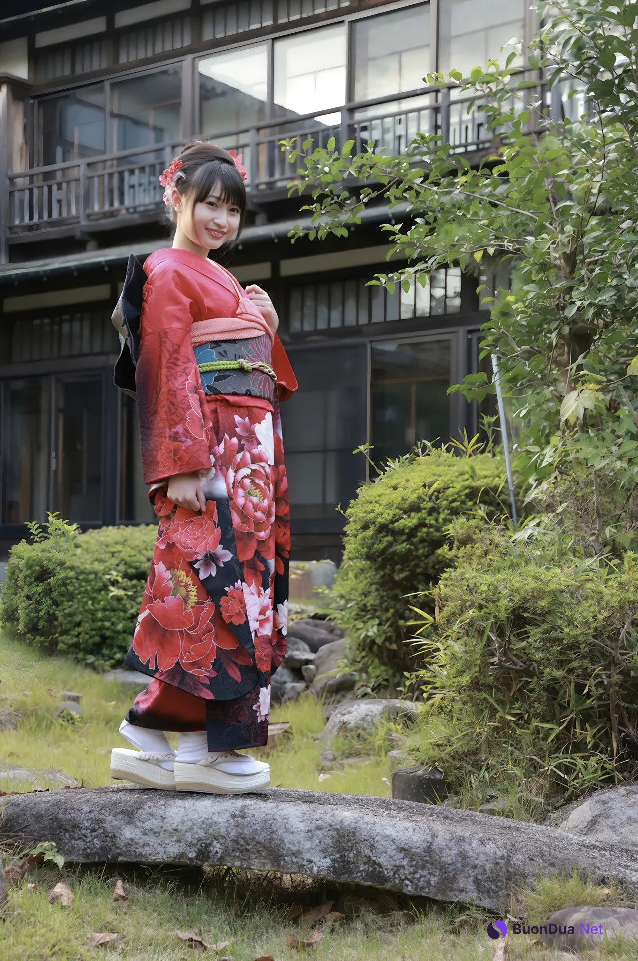 Luka Mochizuki 望月琉叶, FRIDAYデジタル写真集 『着物の下は、まさかの美バスト』 Set.02 - รูปภาพ 2
