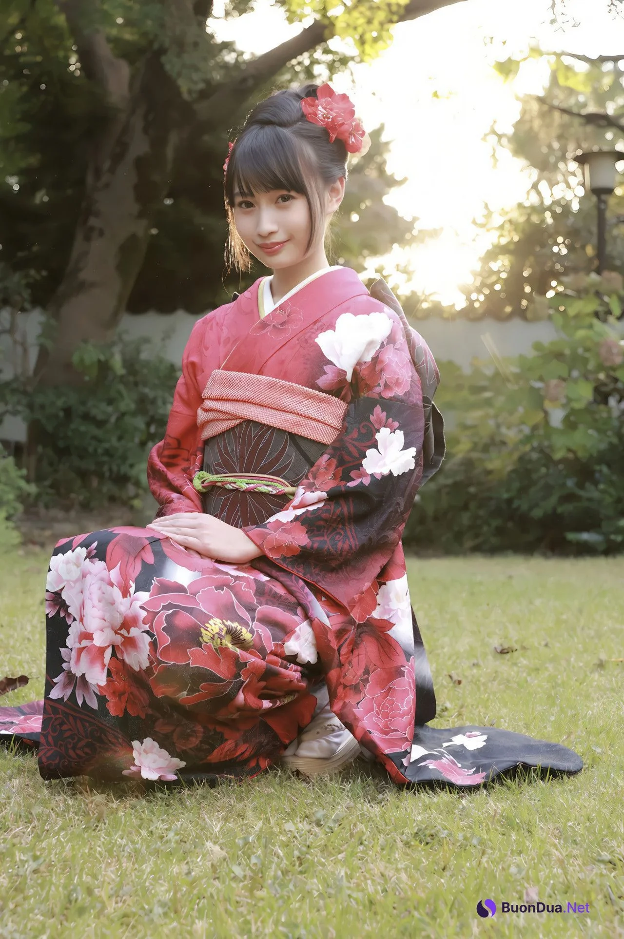 Luka Mochizuki 望月琉叶, FRIDAYデジタル写真集 『着物の下は、まさかの美バスト』 Set.02 - รูปภาพ 4