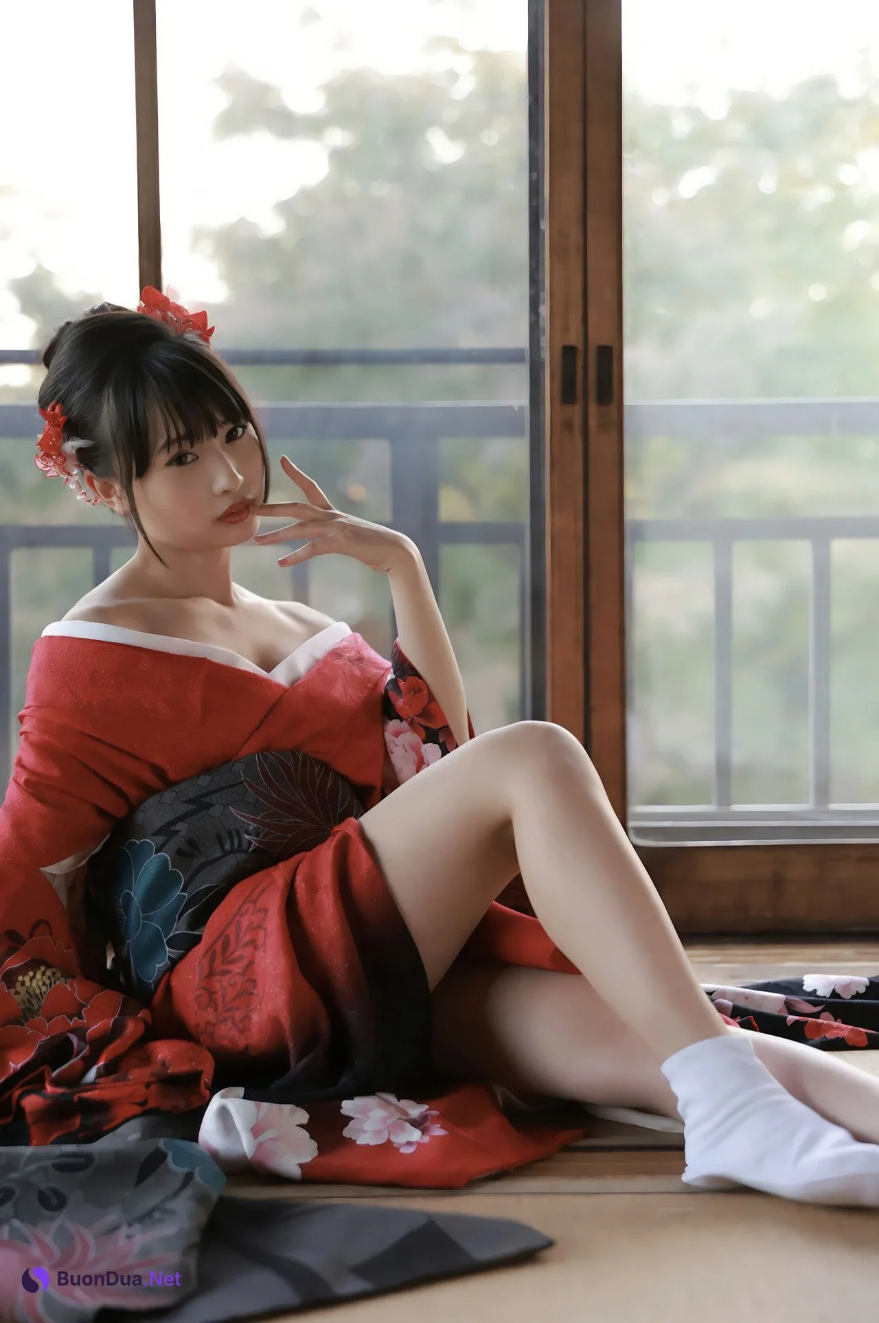Luka Mochizuki 望月琉叶, FRIDAYデジタル写真集 『着物の下は、まさかの美バスト』 Set.02 - รูปภาพ 6