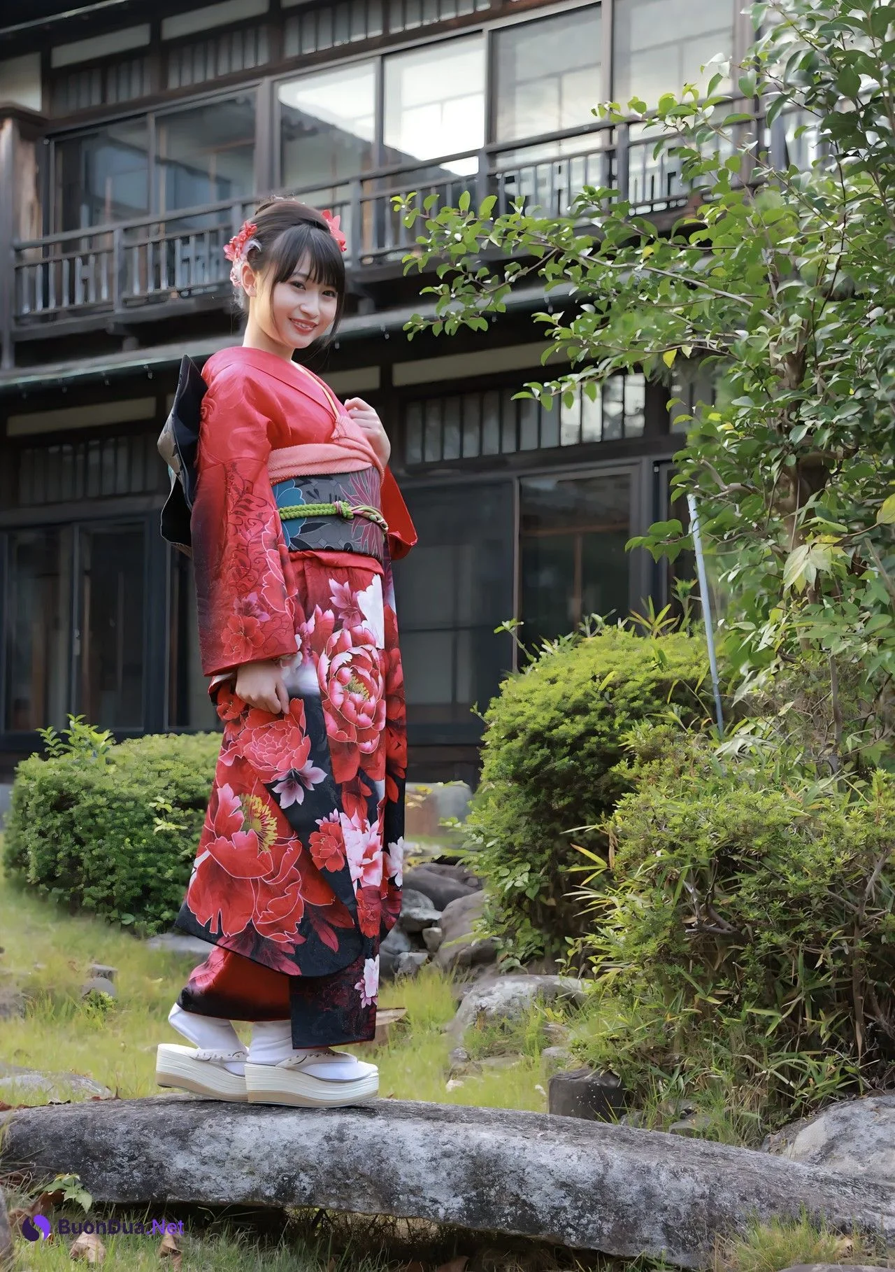 Luka Mochizuki 望月琉叶, FRIDAYデジタル写真集 [着物の下は、まさかの美バスト] Set.02 - Photo 2
