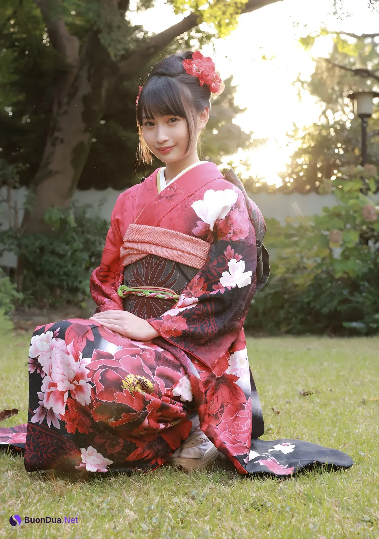 Luka Mochizuki 望月琉叶, FRIDAYデジタル写真集 [着物の下は、まさかの美バスト] Set.02 - Photo 4