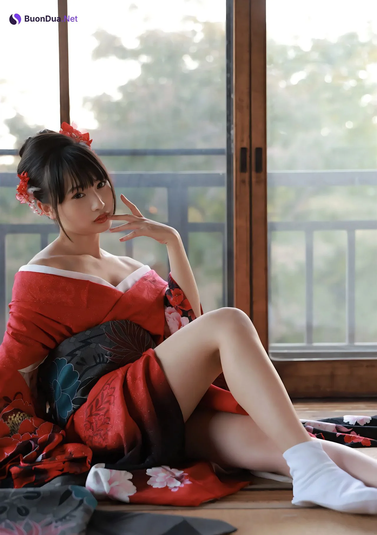 Luka Mochizuki 望月琉叶, FRIDAYデジタル写真集 [着物の下は、まさかの美バスト] Set.02 - Photo 6
