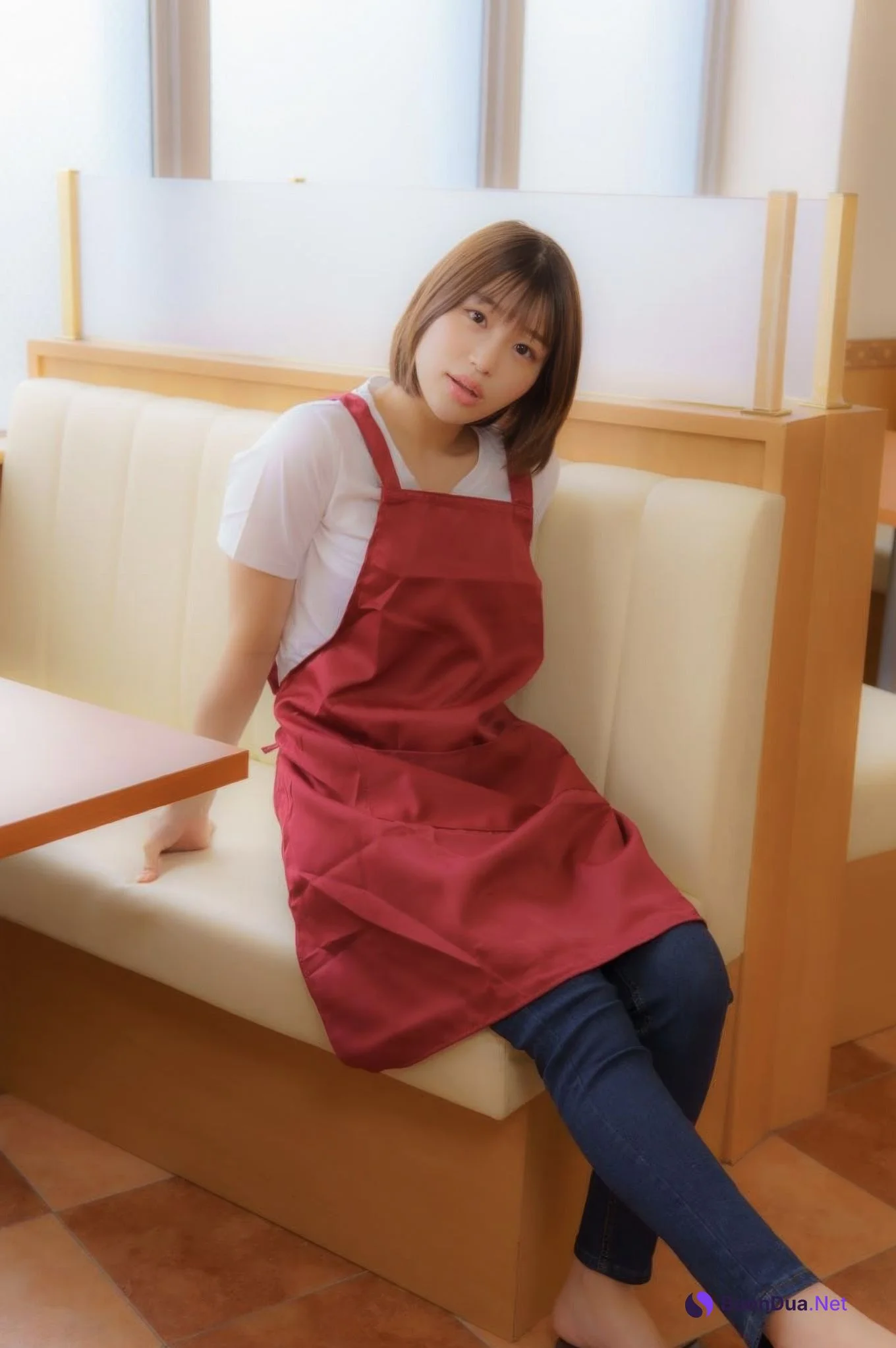 Mahiro Tadai 唯井まひろ, エゴちゃんヌード写真集 「ファミレス店員とホテル密会」 Set.01 - Photo 4