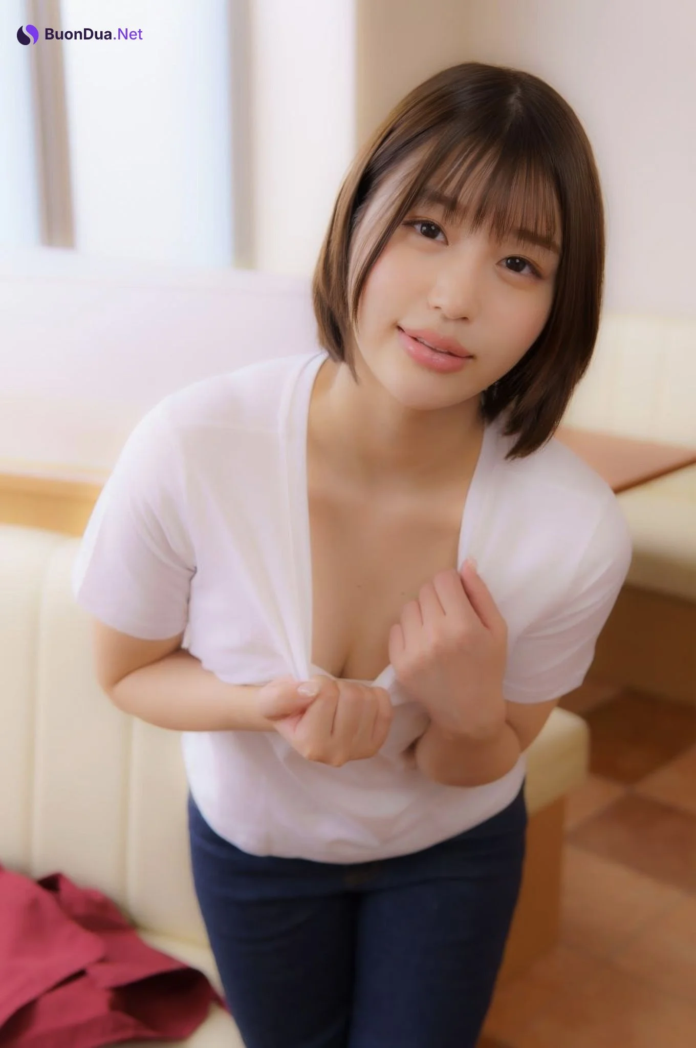 Mahiro Tadai 唯井まひろ, エゴちゃんヌード写真集 「ファミレス店員とホテル密会」 Set.01 - Photo 6