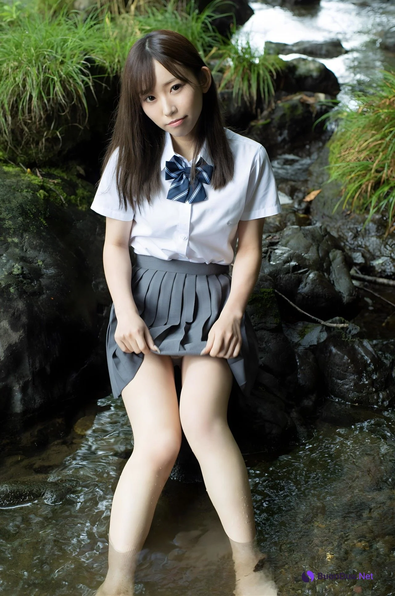 Mai Nanashima 七嶋舞, ヘアヌード写真集 [夏に舞うかげろう] Set.01 - Photo 9