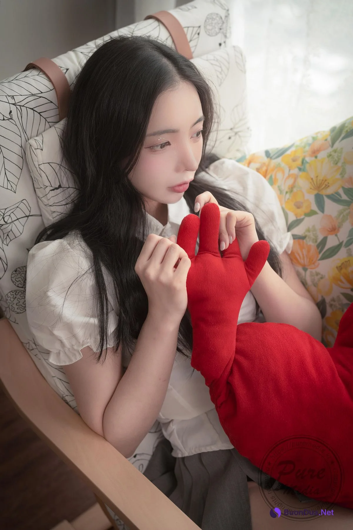 Mallang 말랑, PURE MEDIA Vol.288 ‘Moist Girl on Rainy Day’ Set.01 - 사진 3