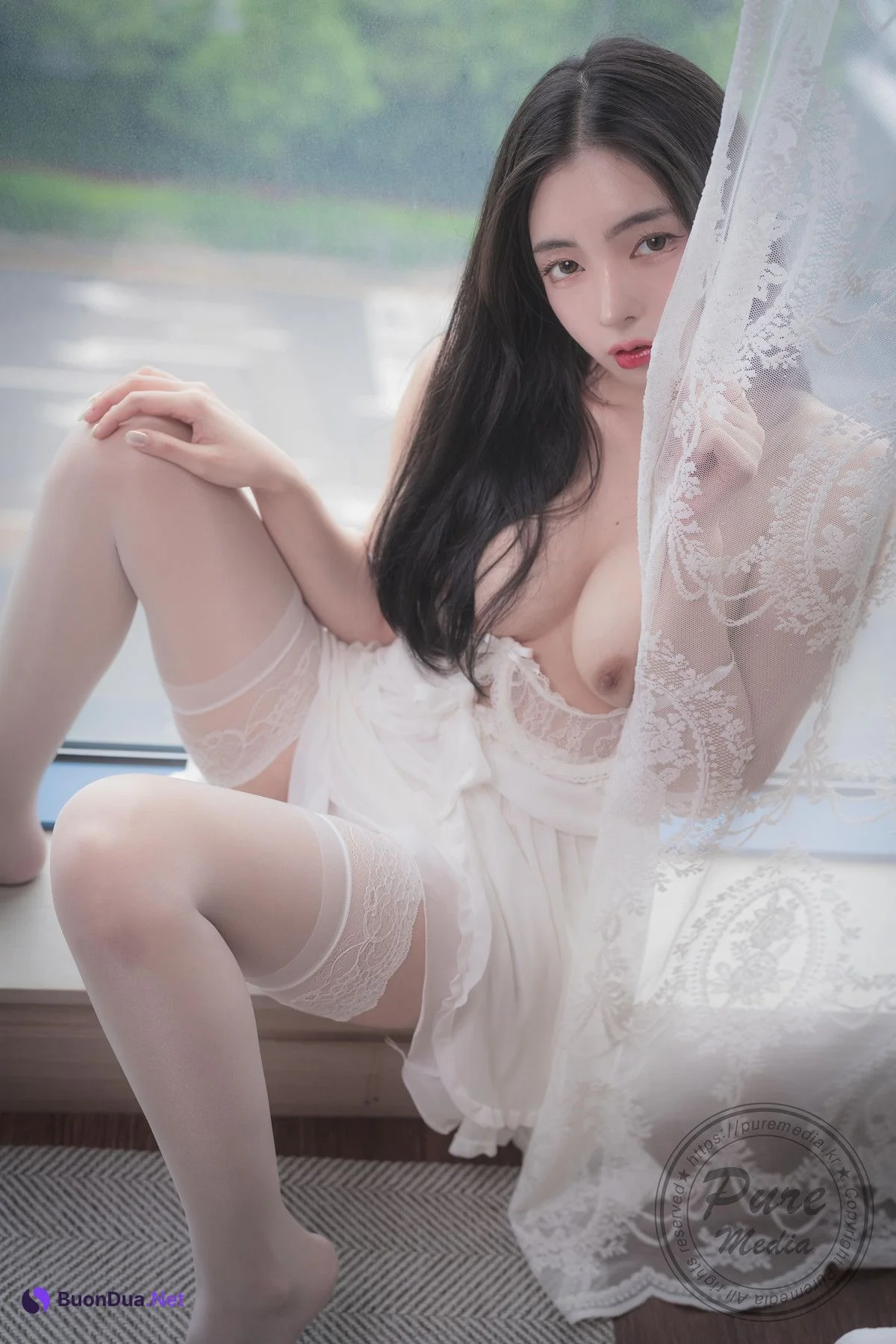 Mallang 말랑, PURE MEDIA Vol.288 ‘Moist Girl on Rainy Day’ Set.02 - Photo 15