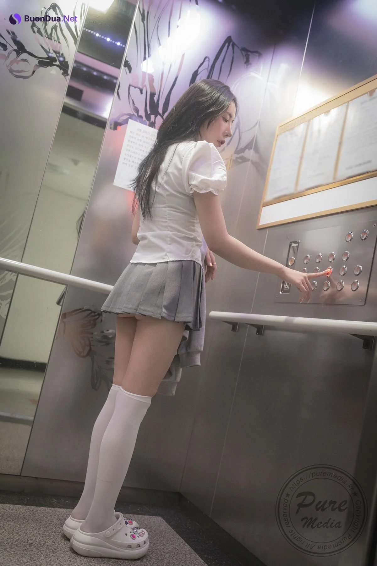 Mallang 말랑, PURE MEDIA Vol.288 ‘Moist Girl on Rainy Day’ Set.03 - 照片 14