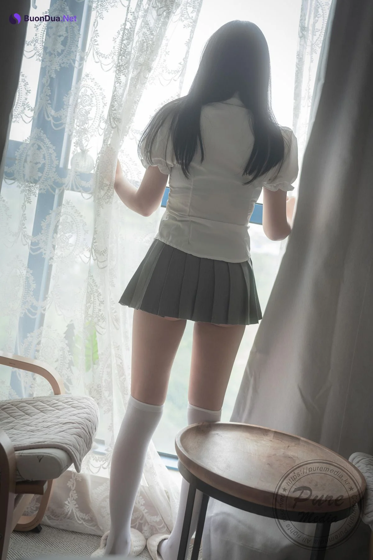 Mallang 말랑, PURE MEDIA Vol.288 ‘Moist Girl on Rainy Day’ Set.03 - 照片 16