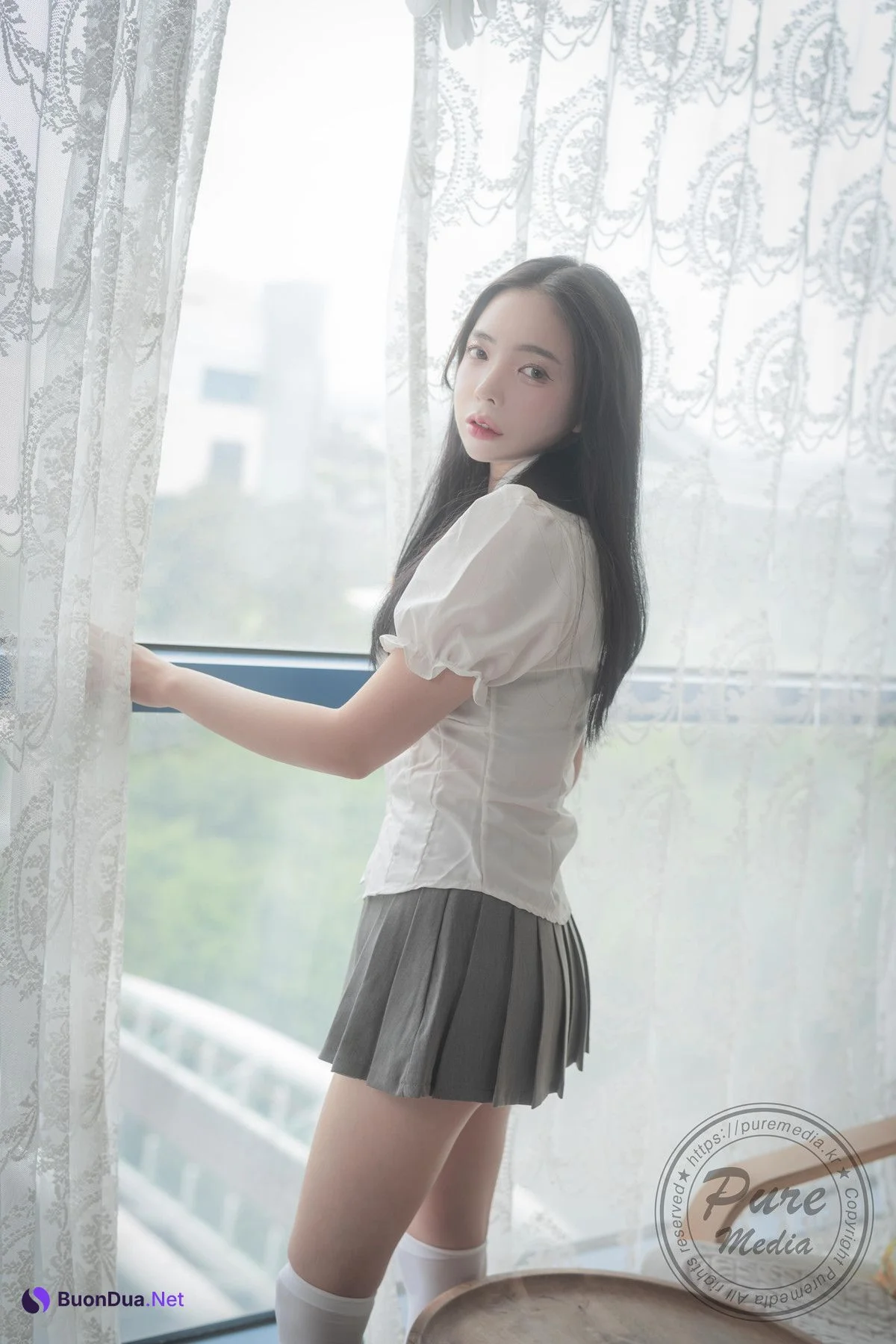 Mallang 말랑, PURE MEDIA Vol.288 ‘Moist Girl on Rainy Day’ Set.03 - 照片 17