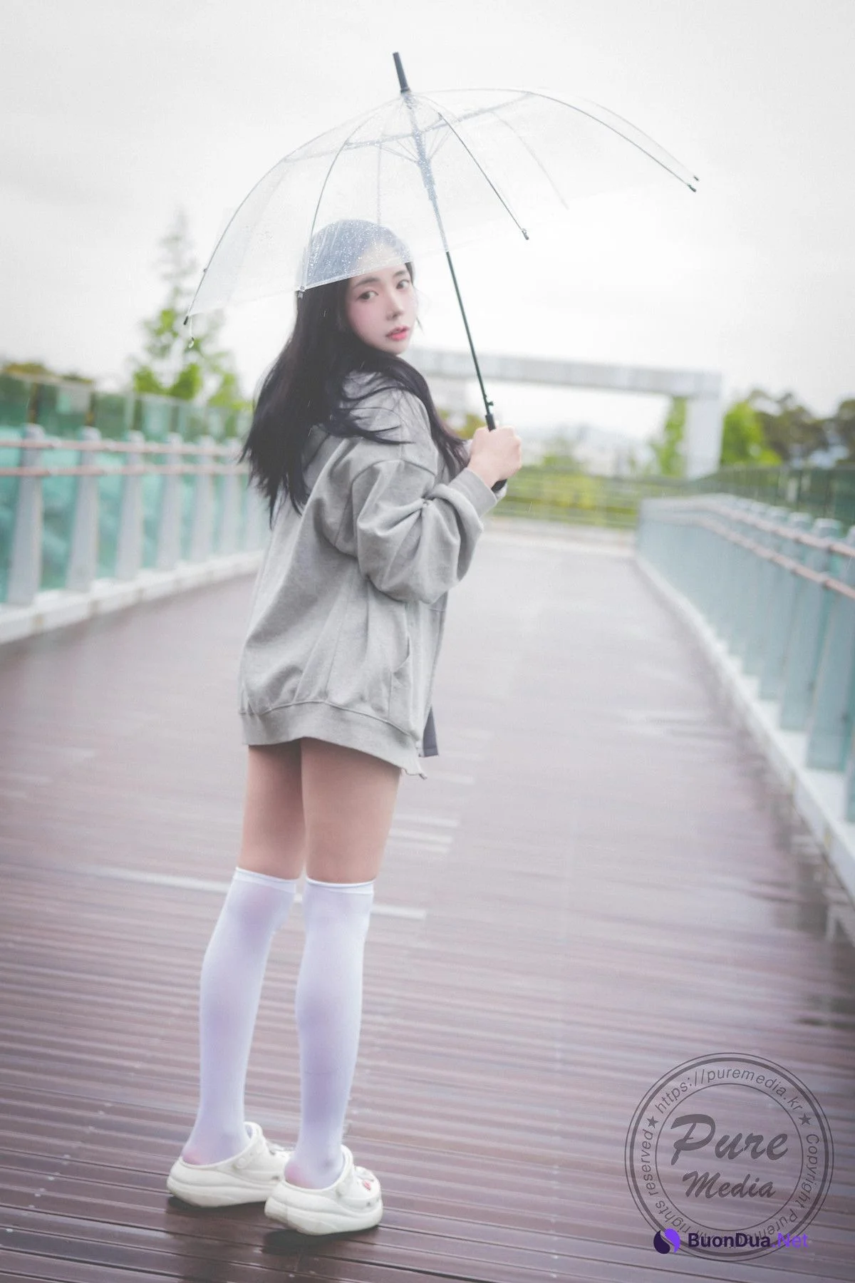 Mallang 말랑, PURE MEDIA Vol.288 ‘Moist Girl on Rainy Day’ Set.03 - 照片 4