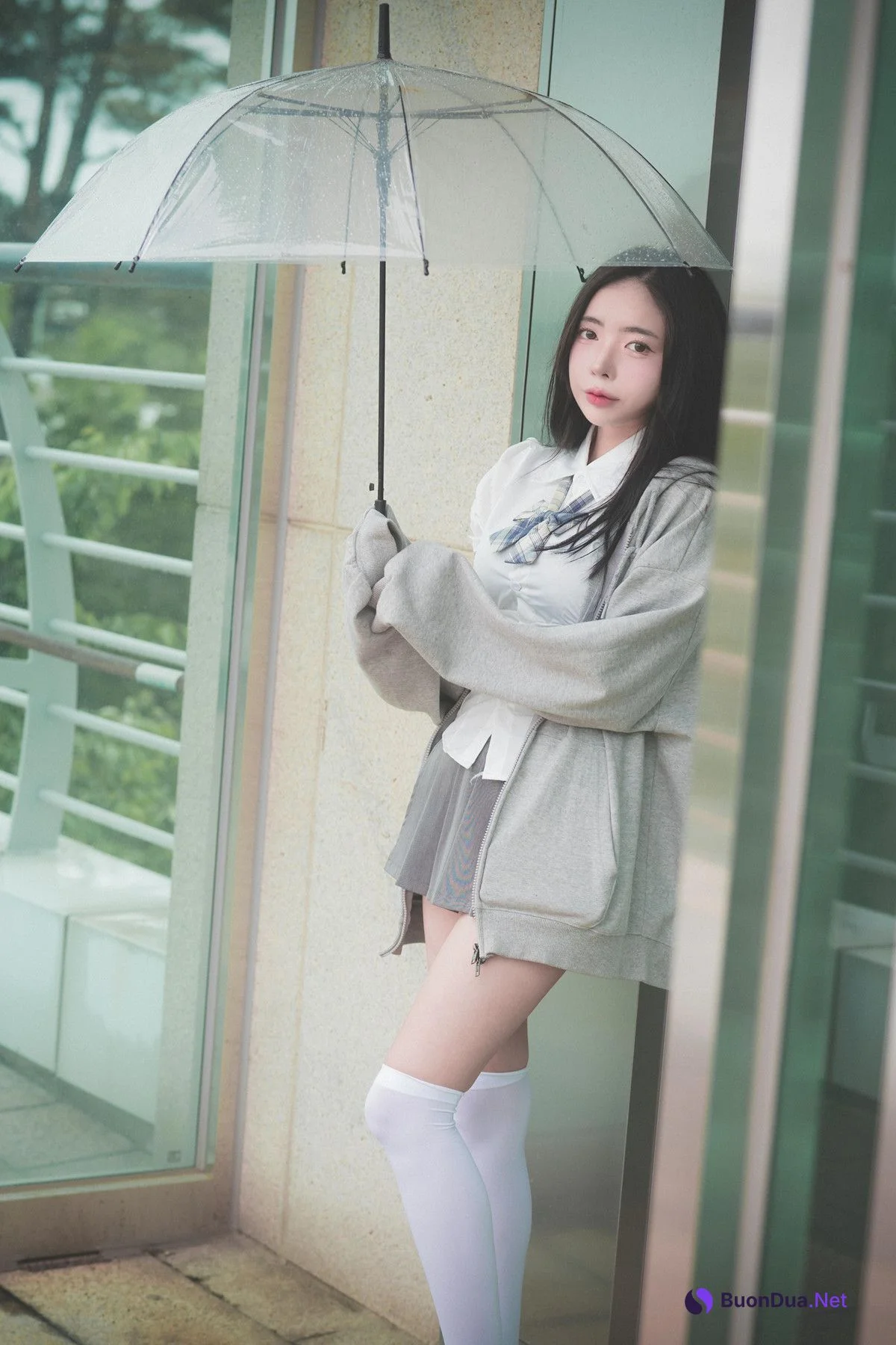 Mallang 말랑, PURE MEDIA Vol.288 ‘Moist Girl on Rainy Day’ Set.03 - 照片 7