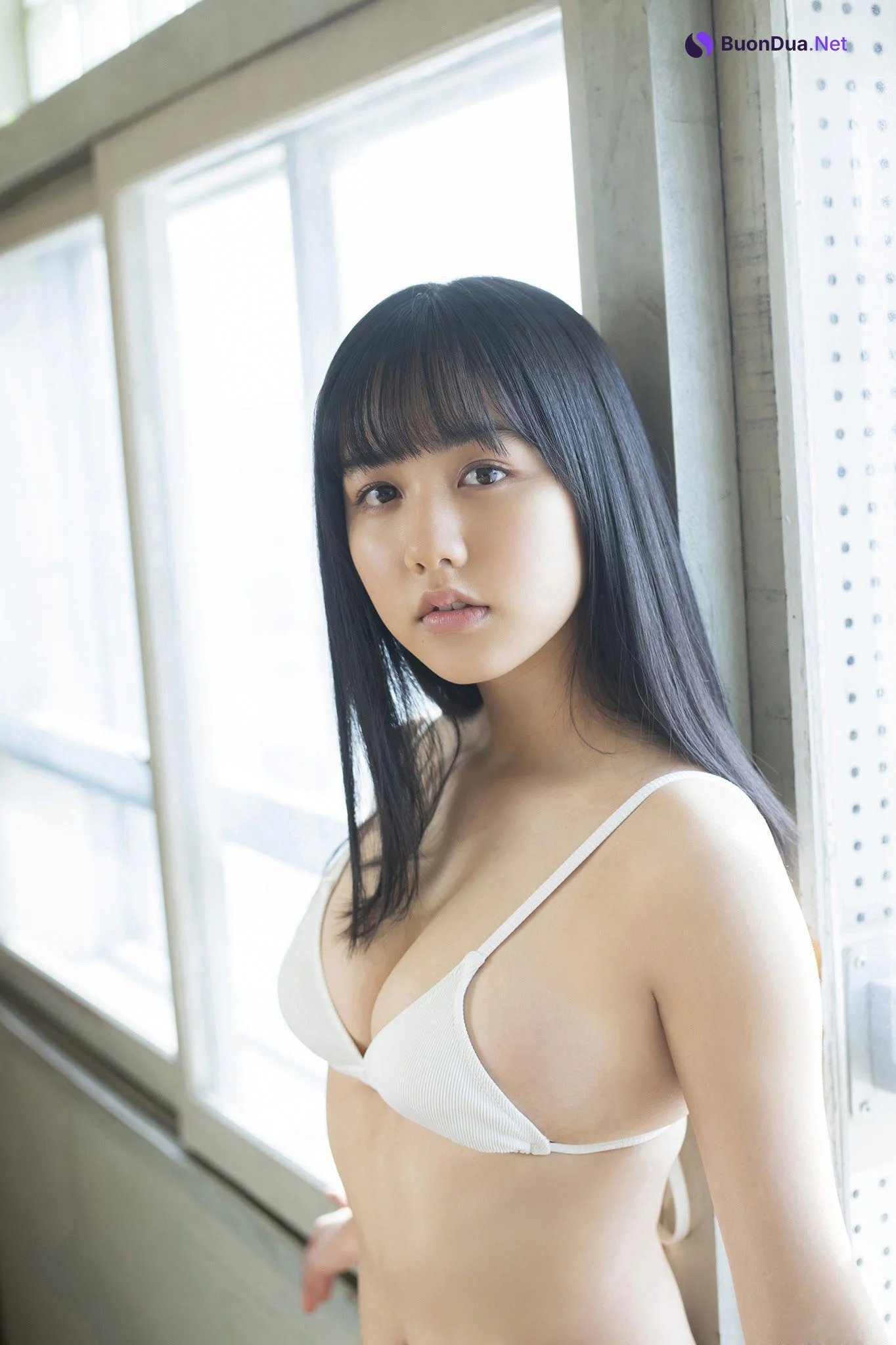 Mao Goto 後藤真桜, ヤンマガWeb 後藤真桜inスクールガール 青山裕企が撮るミスマガ Set.01 - Photo 12