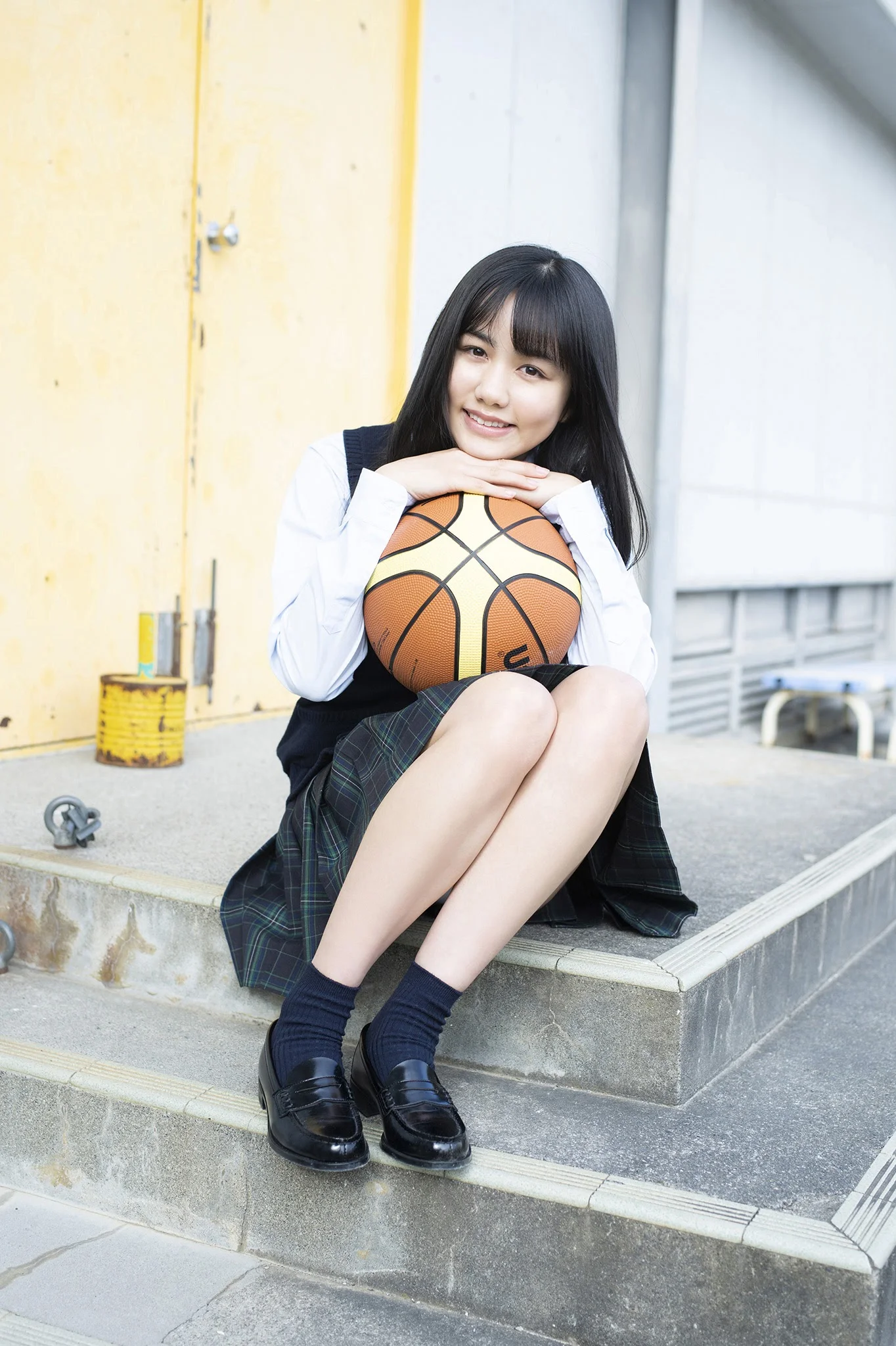 Mao Goto 後藤真桜, ヤンマガWeb 後藤真桜inスクールガール 青山裕企が撮るミスマガ Set.02
