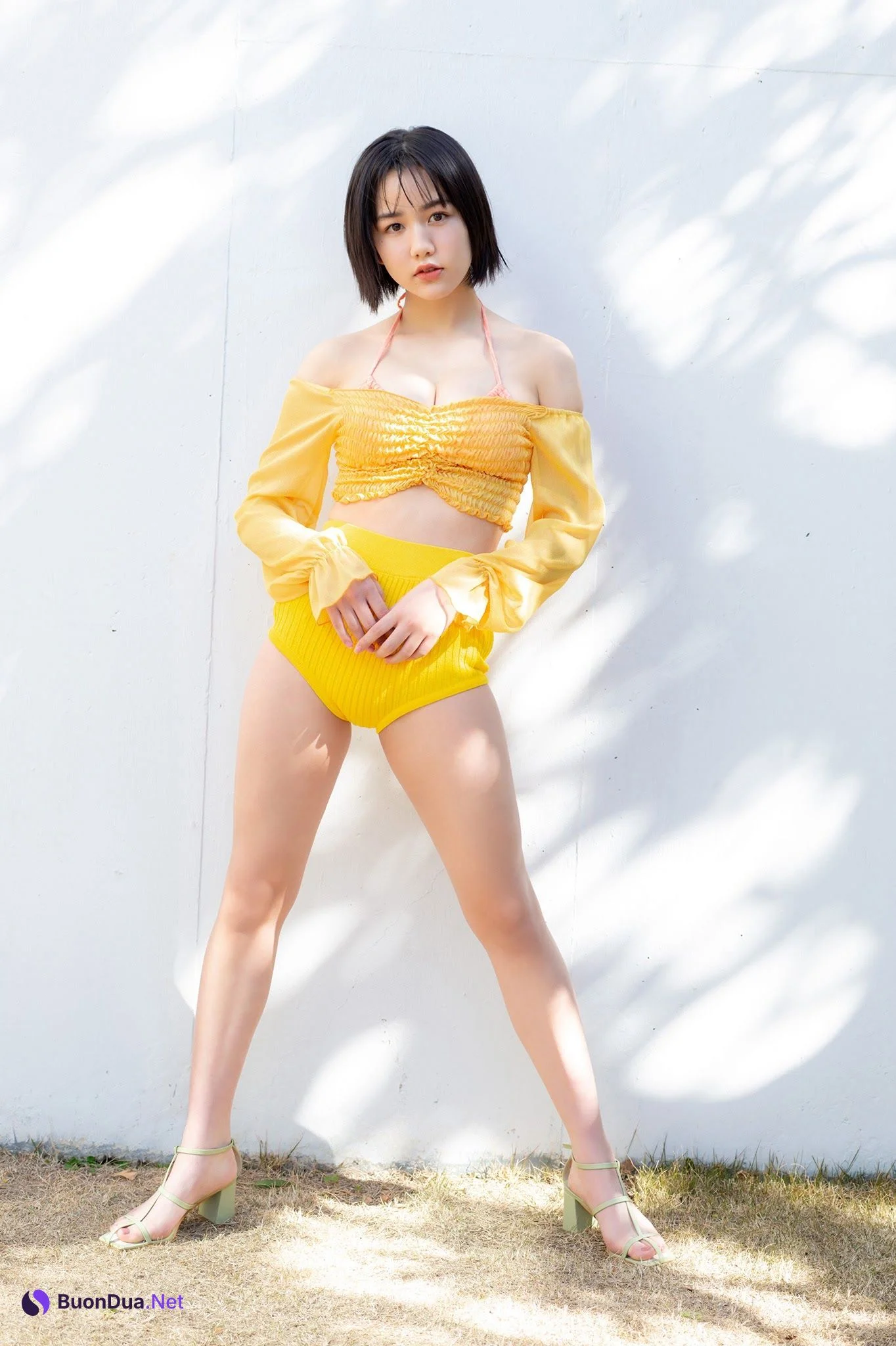 Mao Goto 後藤真桜, ヤンマガWeb 後藤真桜inスクールガール 青山裕企が撮るミスマガ Set.03 - Photo 2
