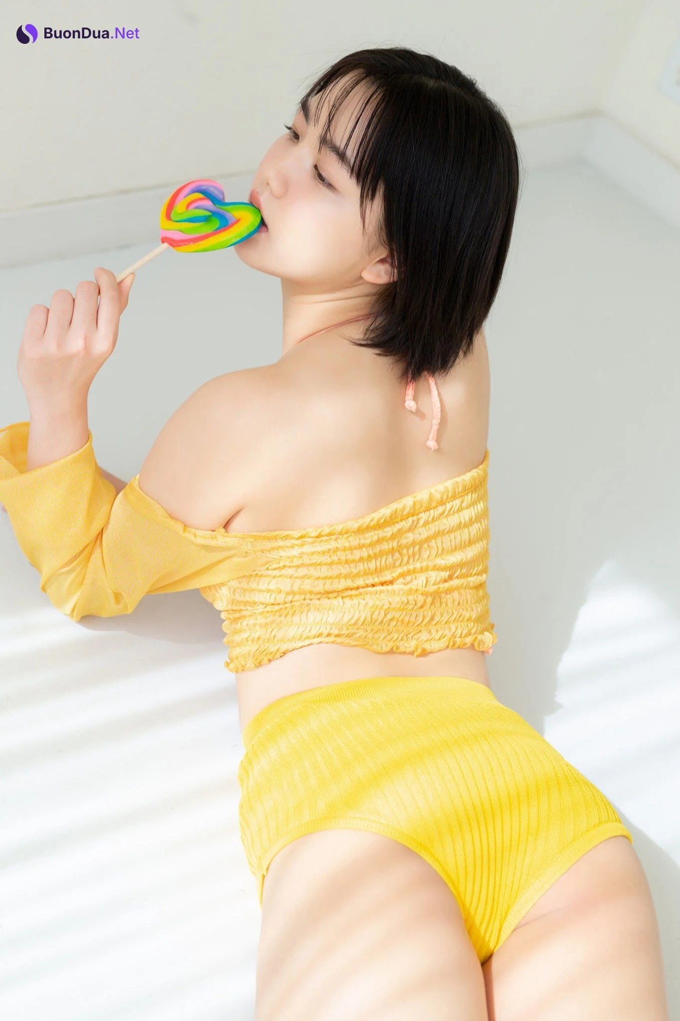Mao Goto 後藤真桜, ヤンマガWeb 後藤真桜inスクールガール 青山裕企が撮るミスマガ Set.03 - Photo 5