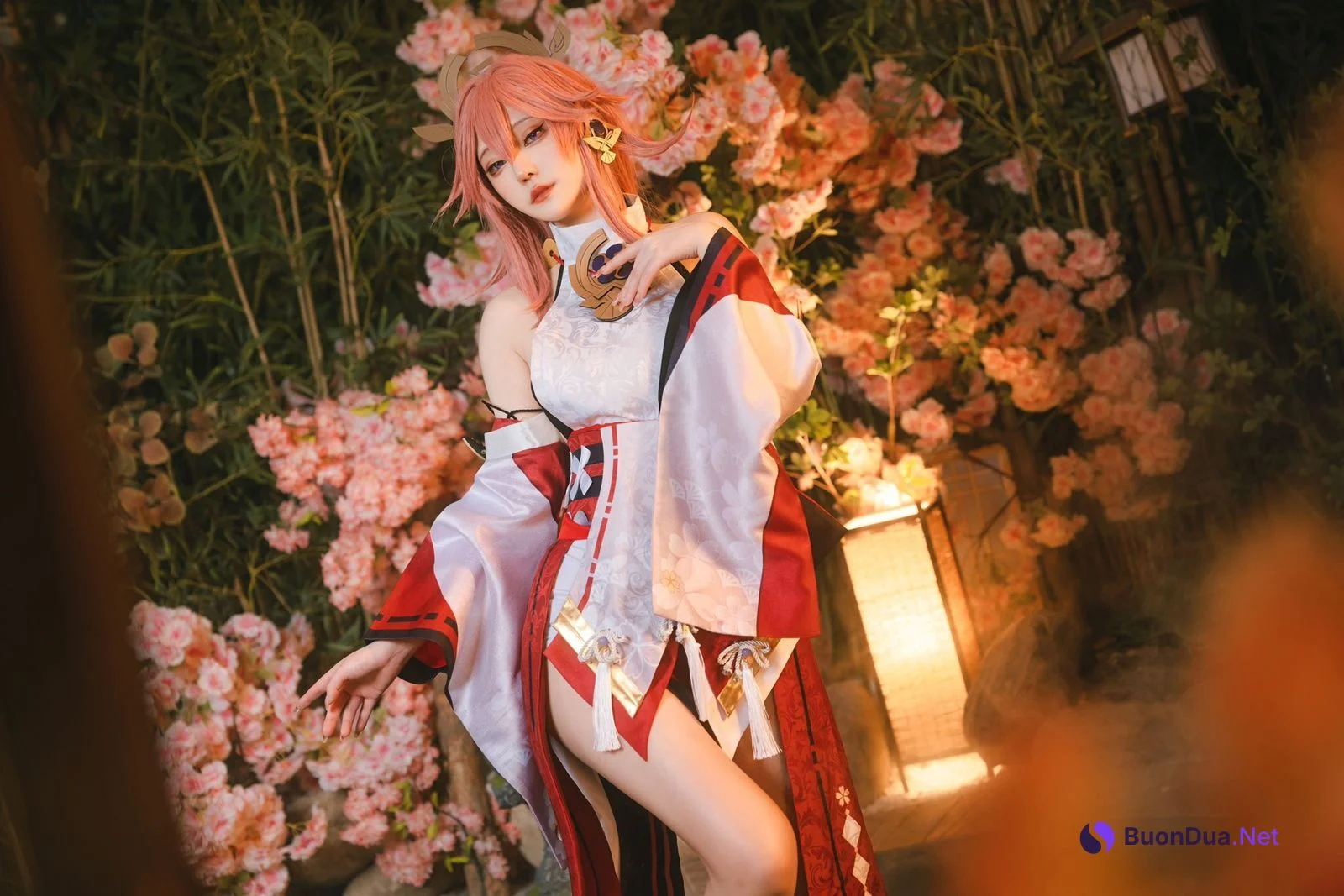 蛋黄mayo Cosplay 八重神子 - Photo 13