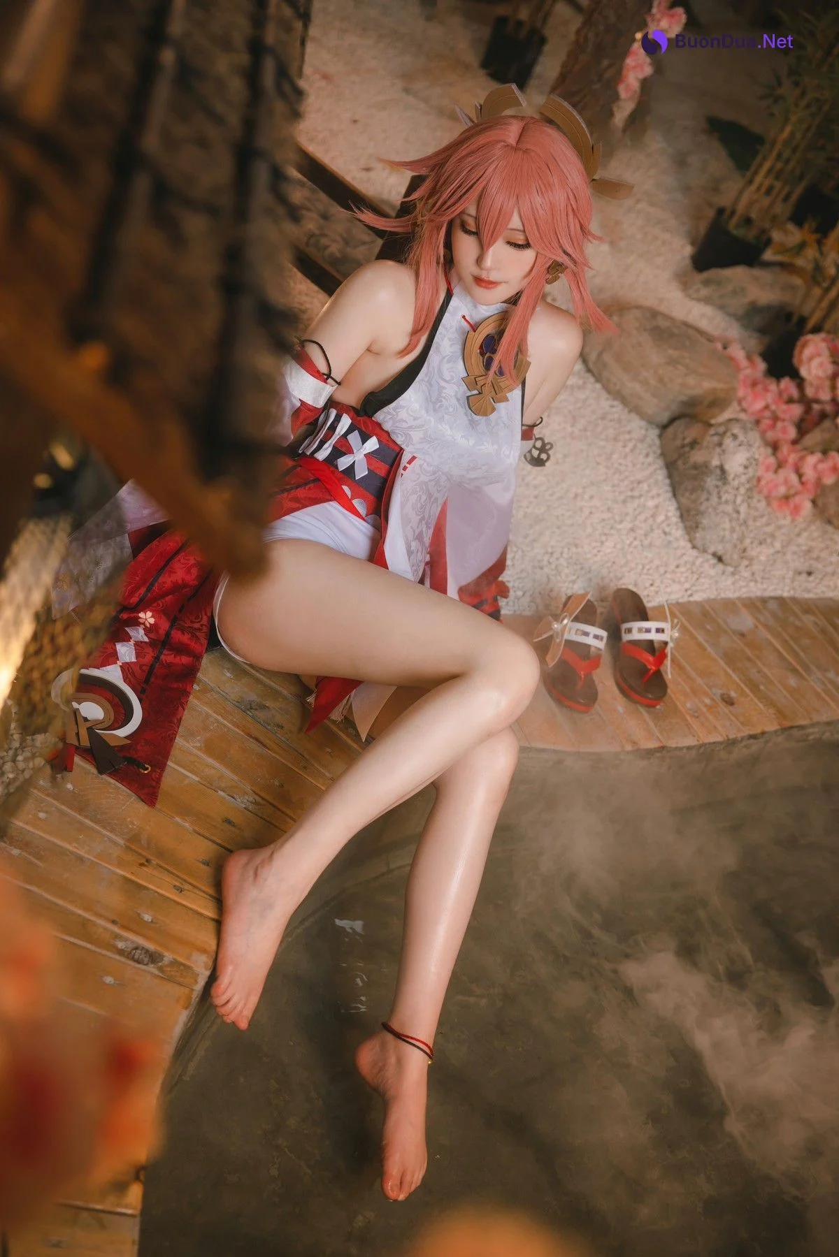 蛋黄mayo Cosplay 八重神子 - Photo 16