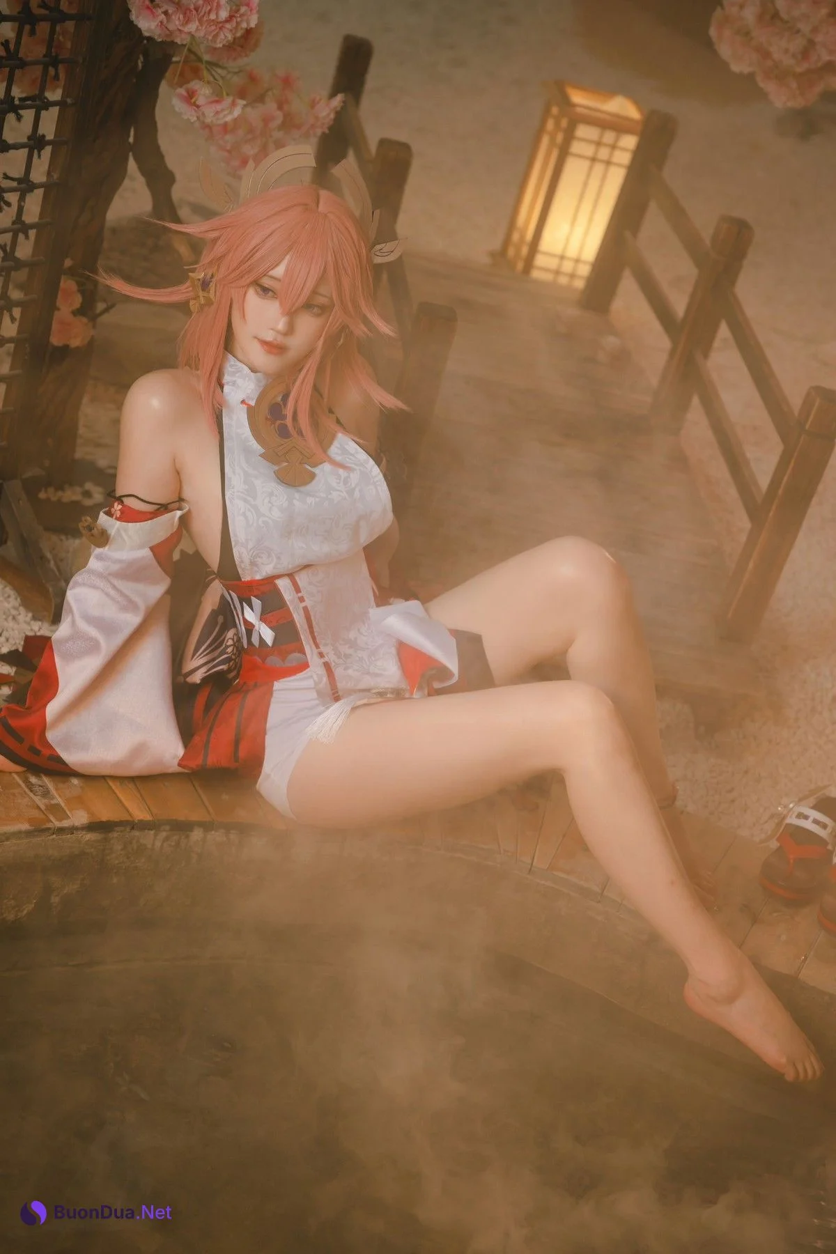 蛋黄mayo Cosplay 八重神子 - Photo 18