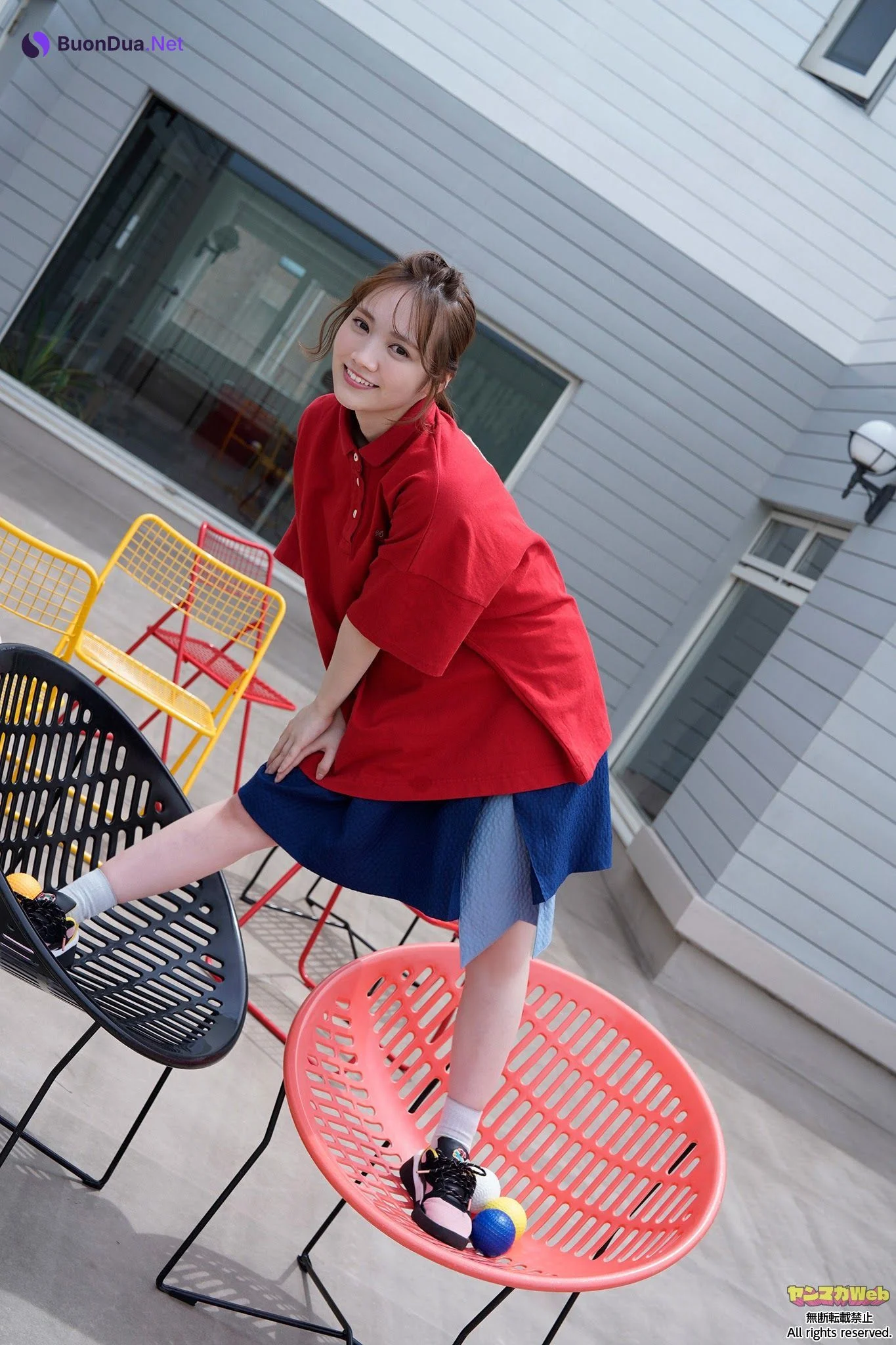 Mayu Tamura 田村真佑, ヤンマガWeb 坂道ネクストジェネレーション＋ Set.01 - Photo 2