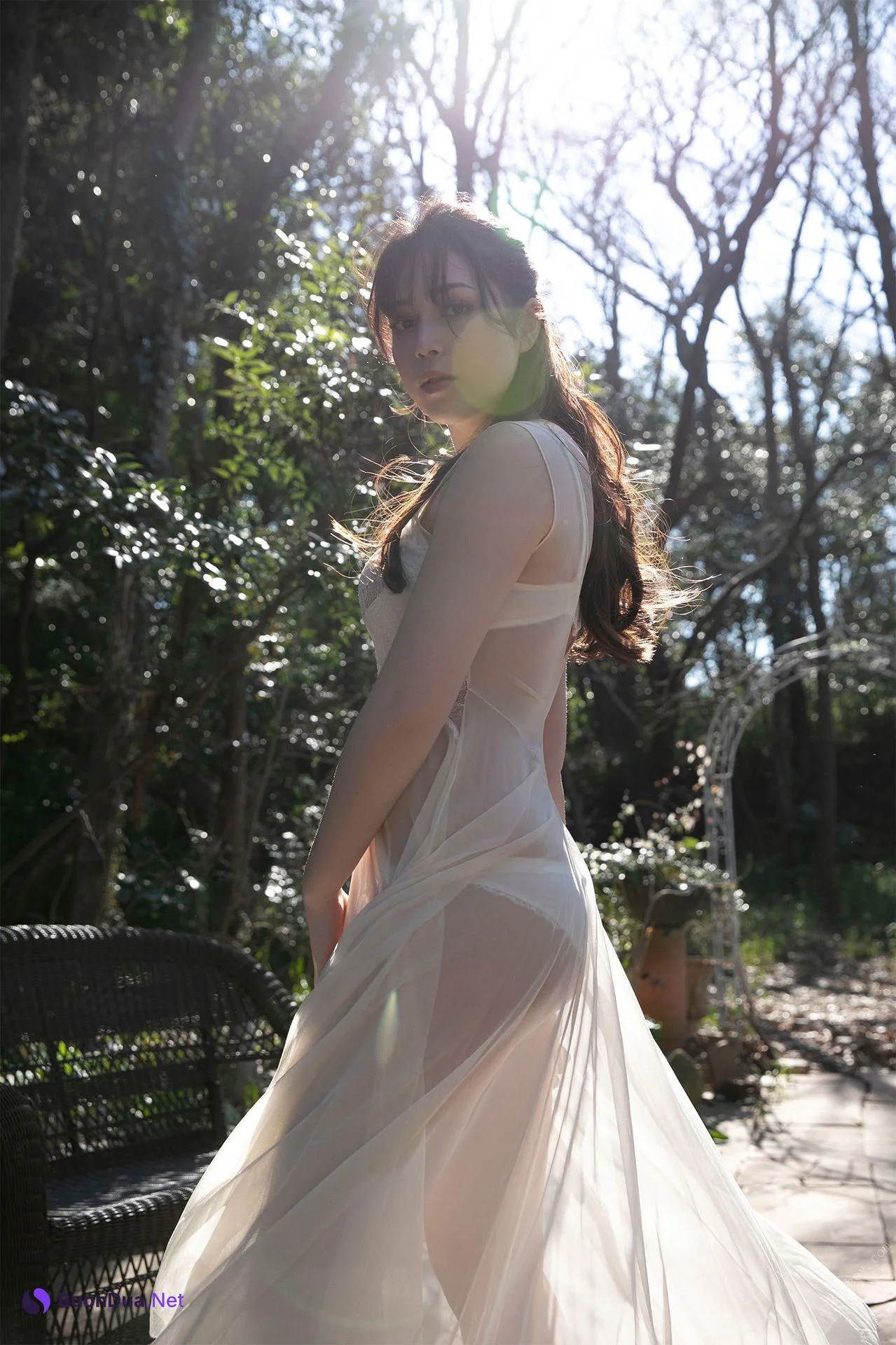 Michelle Megumi ミッシェル愛美, FRIDAYデジタル写真集 プレミアムヌード Vol.3 妖精の裸身＆黒の花嫁 Set.02 - Photo 8