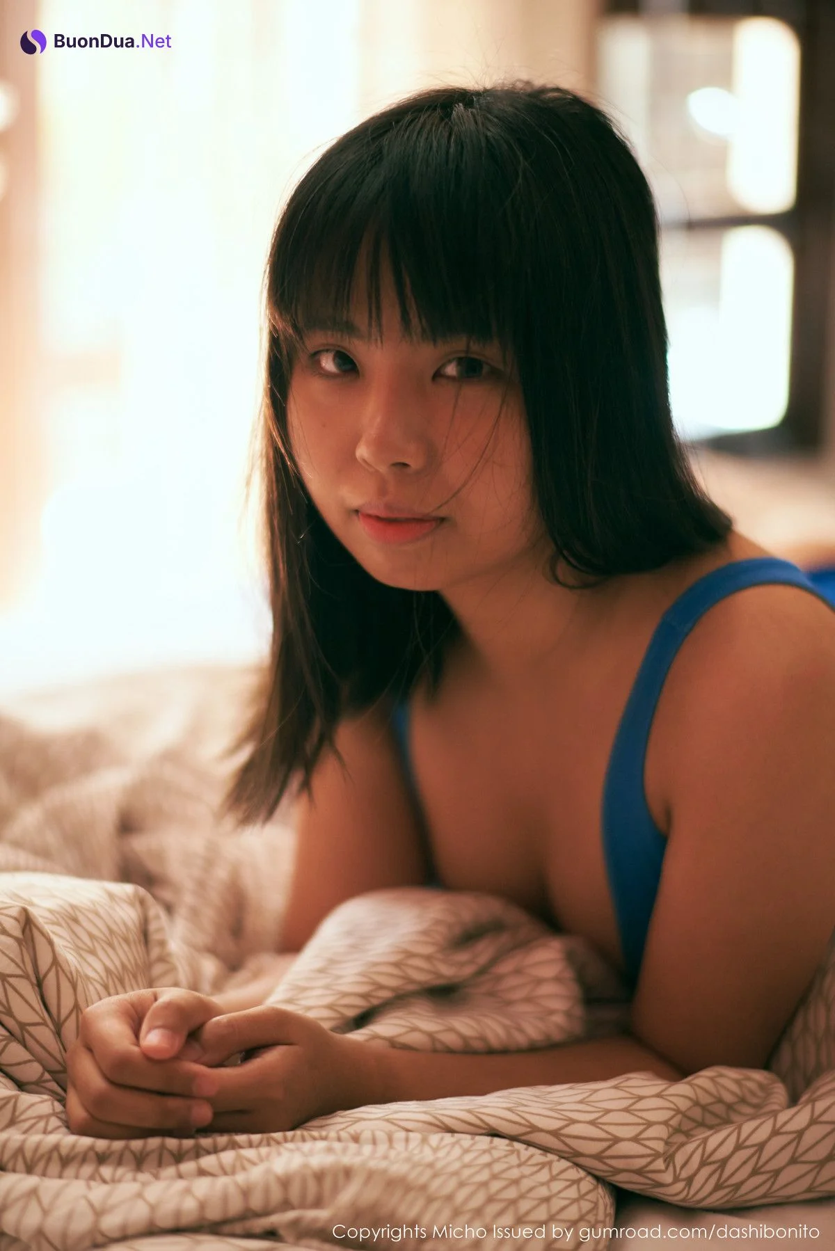 Micho Teh, [Patreon] Holiday House Blue Leotard - Photo 17