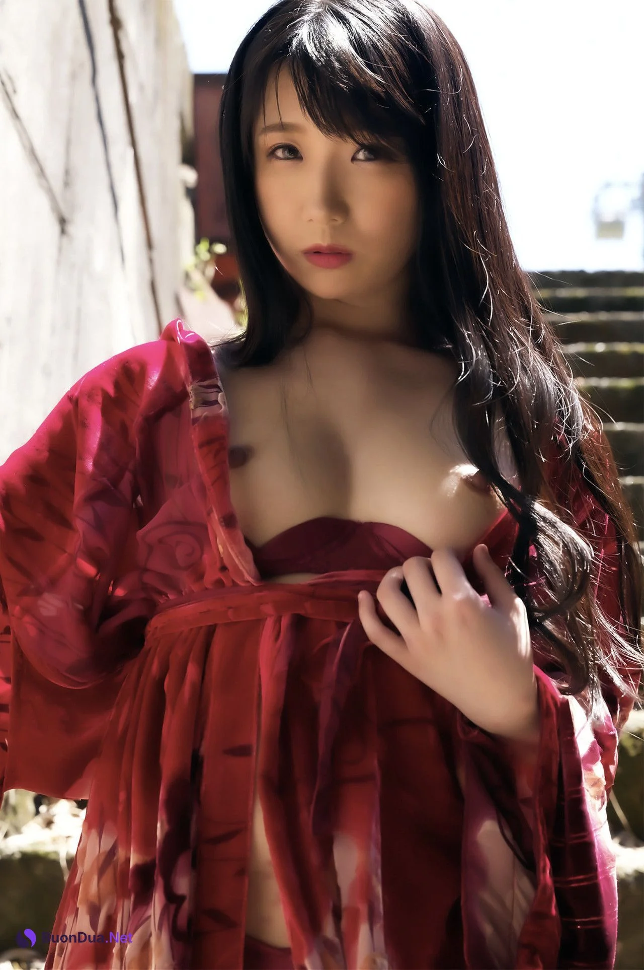 Mihina Nagai みひな, ヌード写真集 「雛～あの夏、儚げで可憐な君と～」 Set.04 - รูปภาพ 8