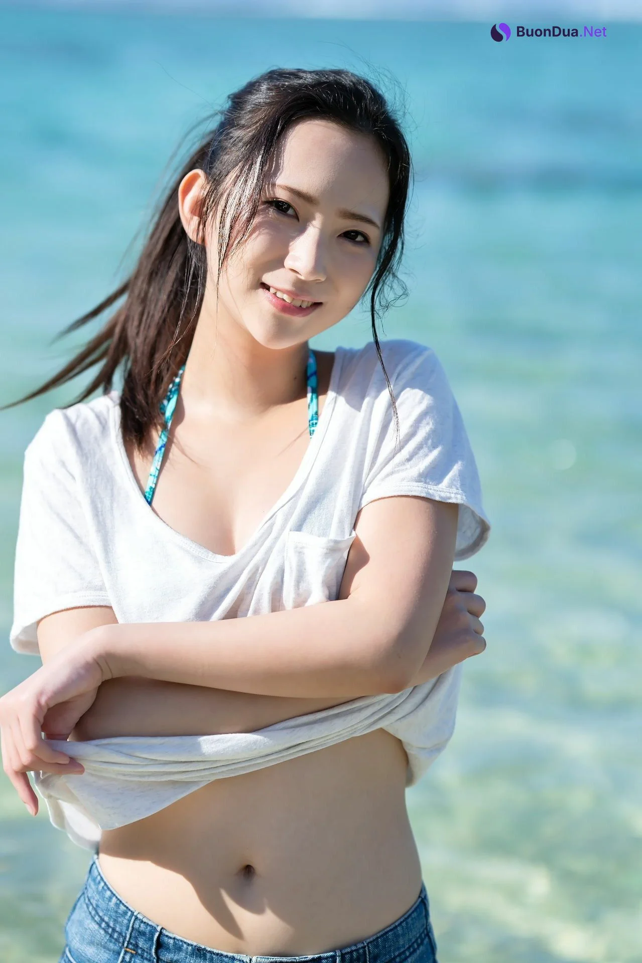 Miho Machiyama 街山みほ, idolpost 写真集 「煌めく紺碧の」 Set.01 - Photo 4