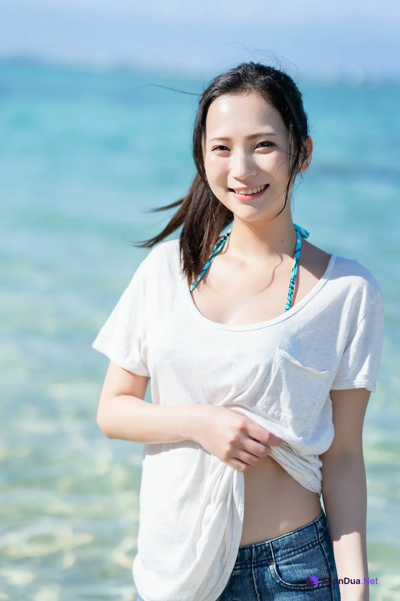 Miho Machiyama 街山みほ, idolpost 写真集 「煌めく紺碧の」 Set.01 - Photo 5