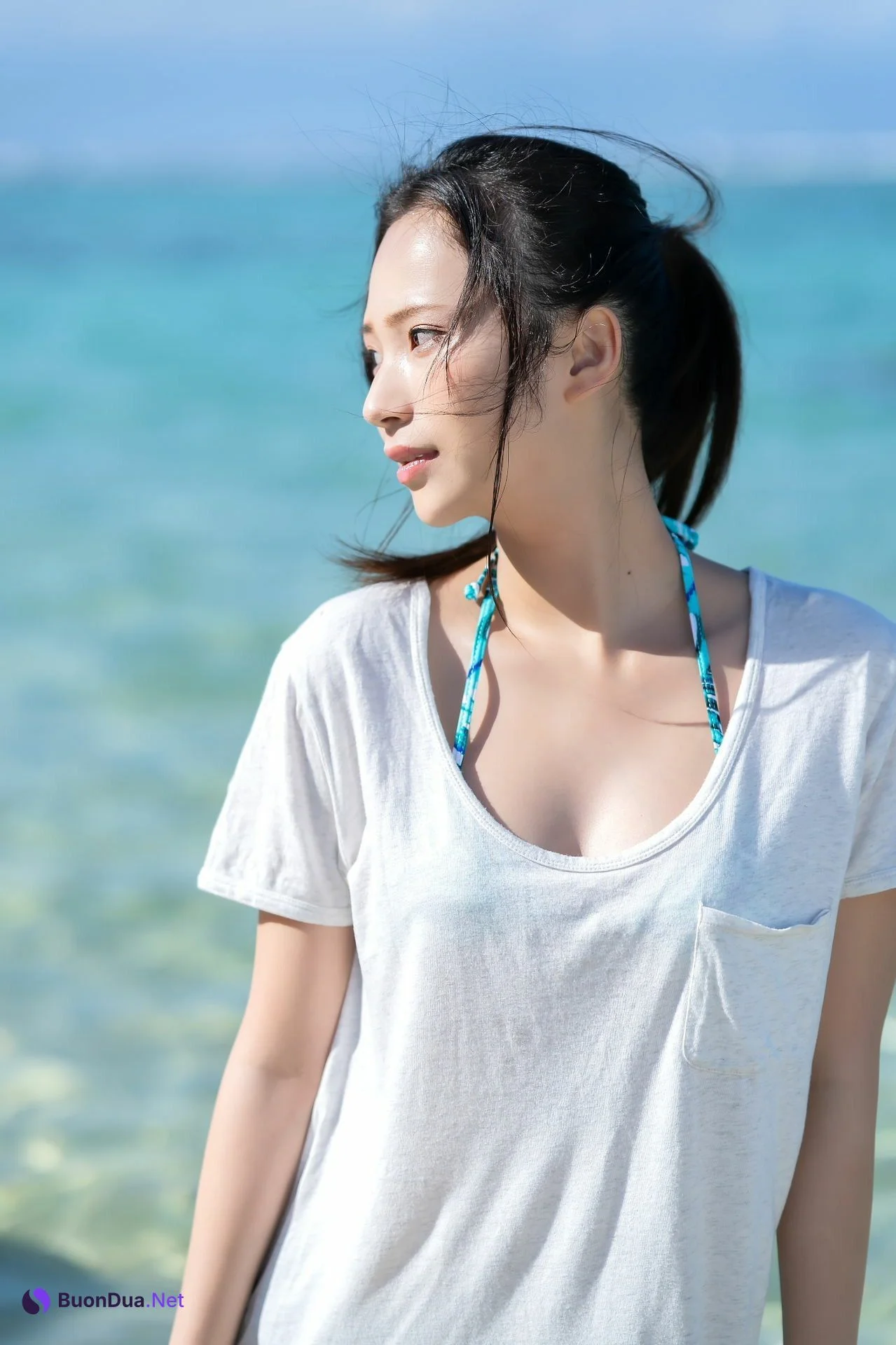 Miho Machiyama 街山みほ, idolpost 写真集 「煌めく紺碧の」 Set.01 - Photo 9
