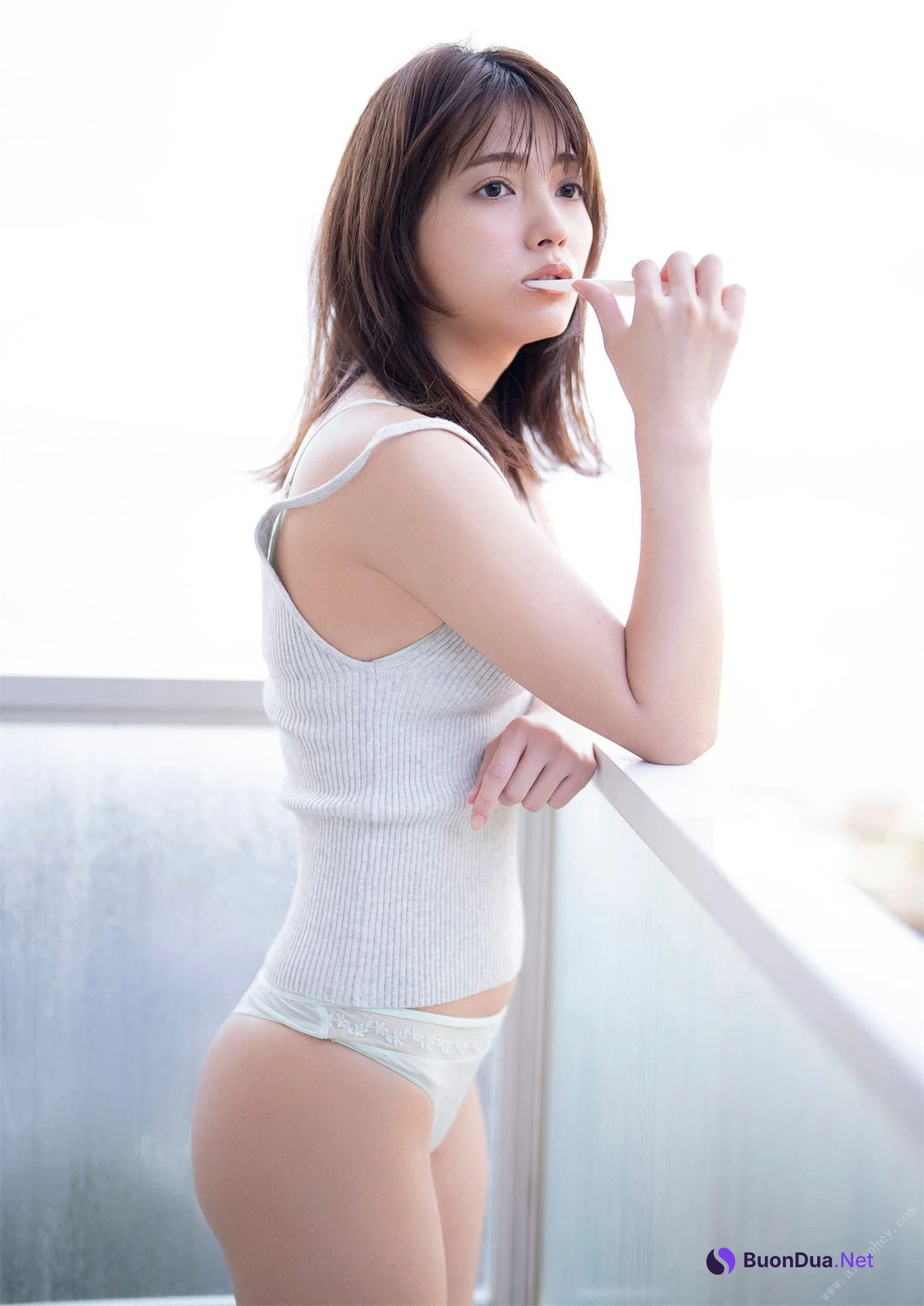 Miki Nanri 南里美希, SUMMER WINK スピサン グラビアフォトブック Set.02 - Photo 12