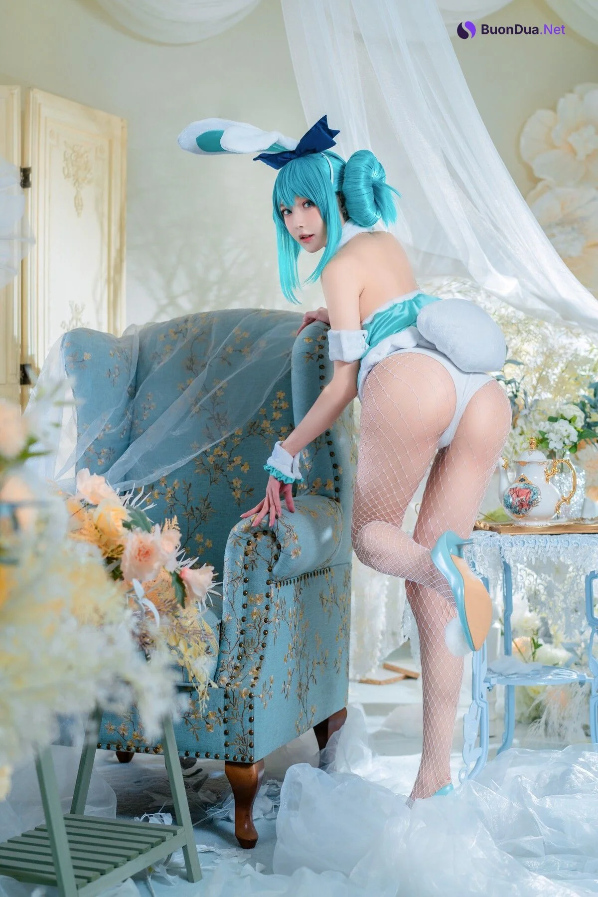 [阿包也是兔娘] 白兔 Miku - Photo 14