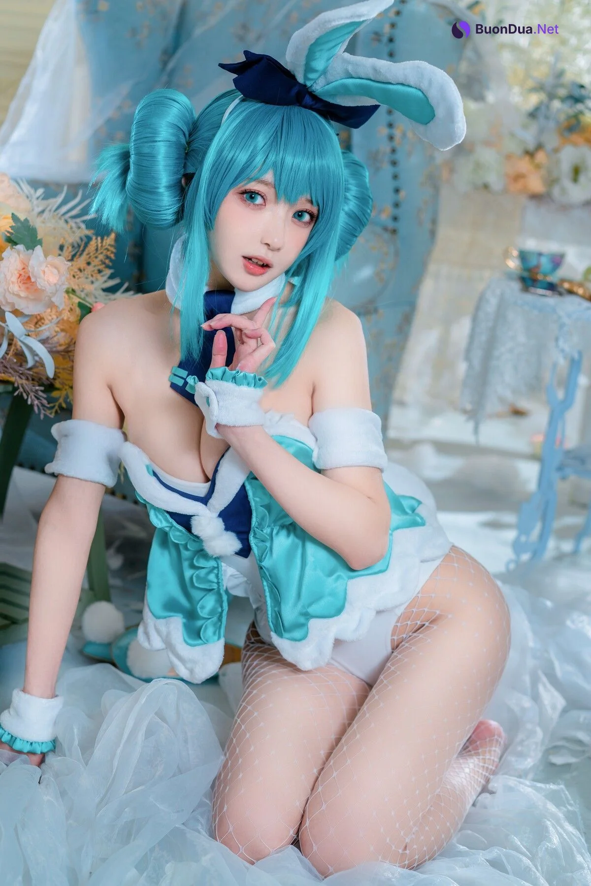 [阿包也是兔娘] 白兔 Miku - Photo 18