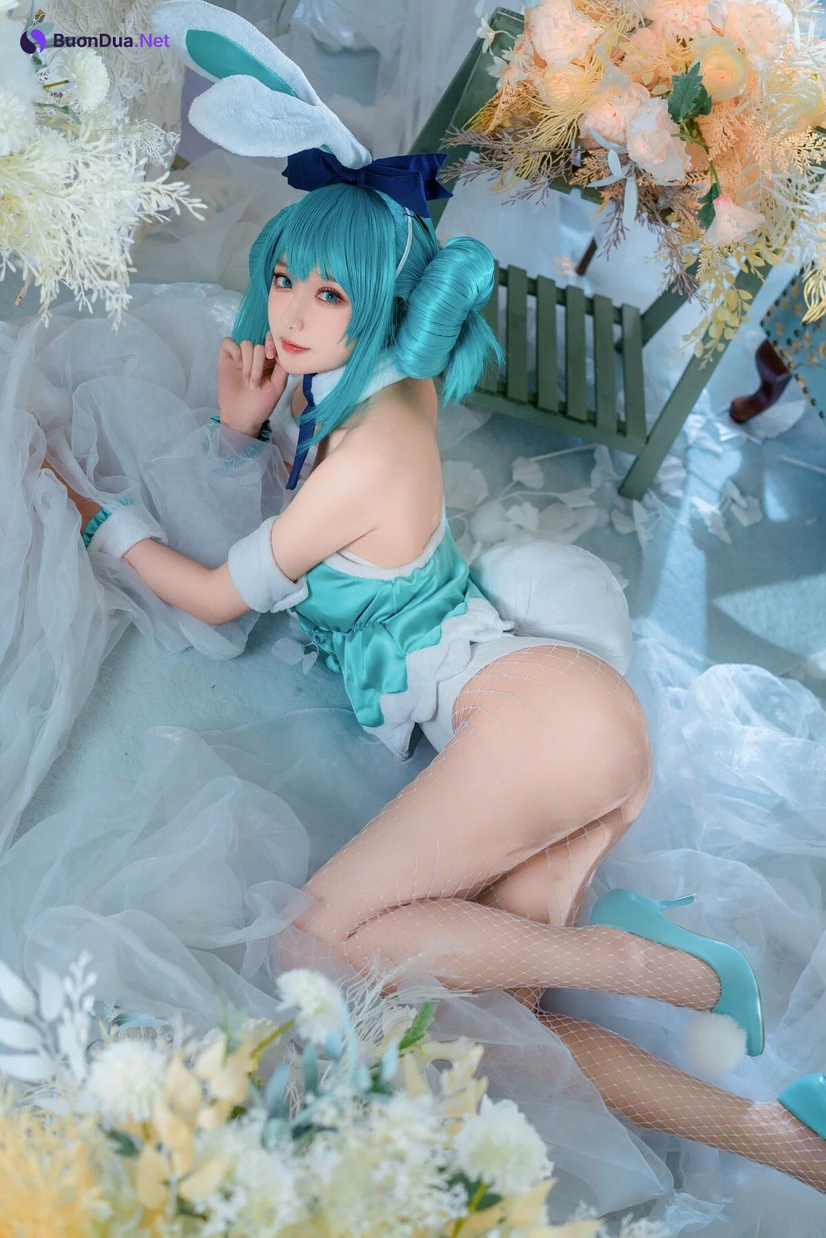 [阿包也是兔娘] 白兔 Miku - Photo 2