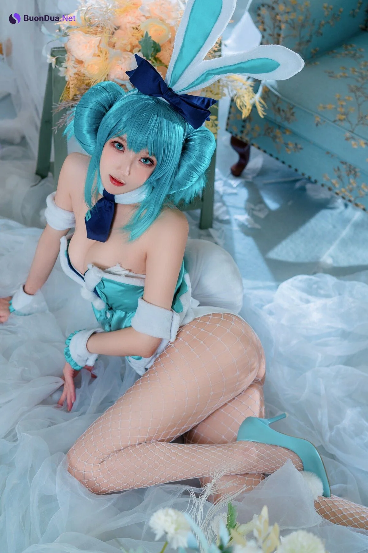 [阿包也是兔娘] 白兔 Miku - Photo 3