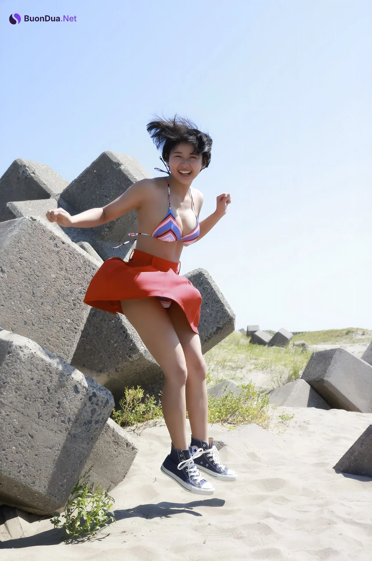 Miku Kuwajima 桑島海空, FRIDAYデジタル写真集 全カット 『忘れない夏』 Set.02 - Photo 2