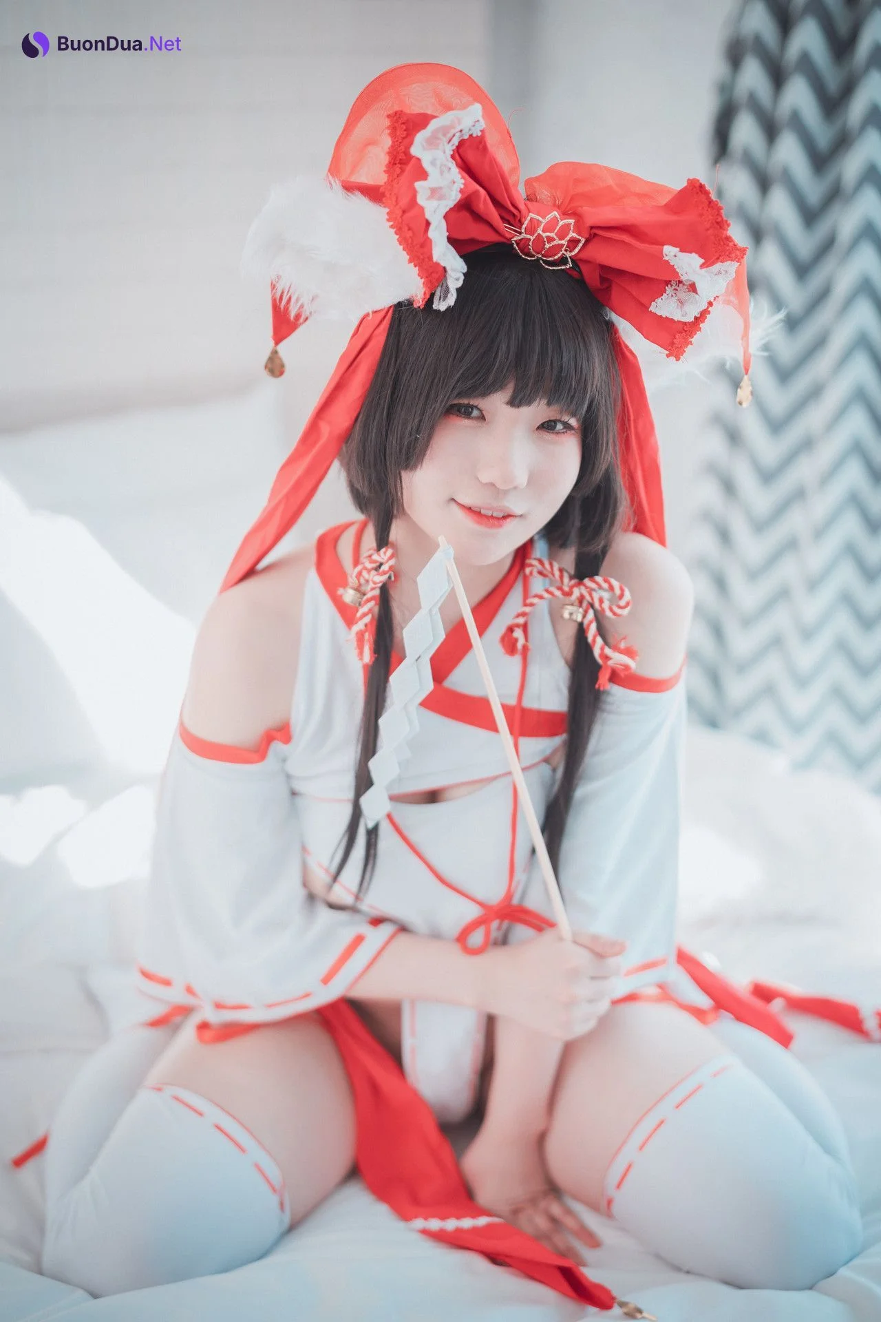 Mimmi 밈미, [DJAWA] Kitsune Miko A.Ver - Photo 17