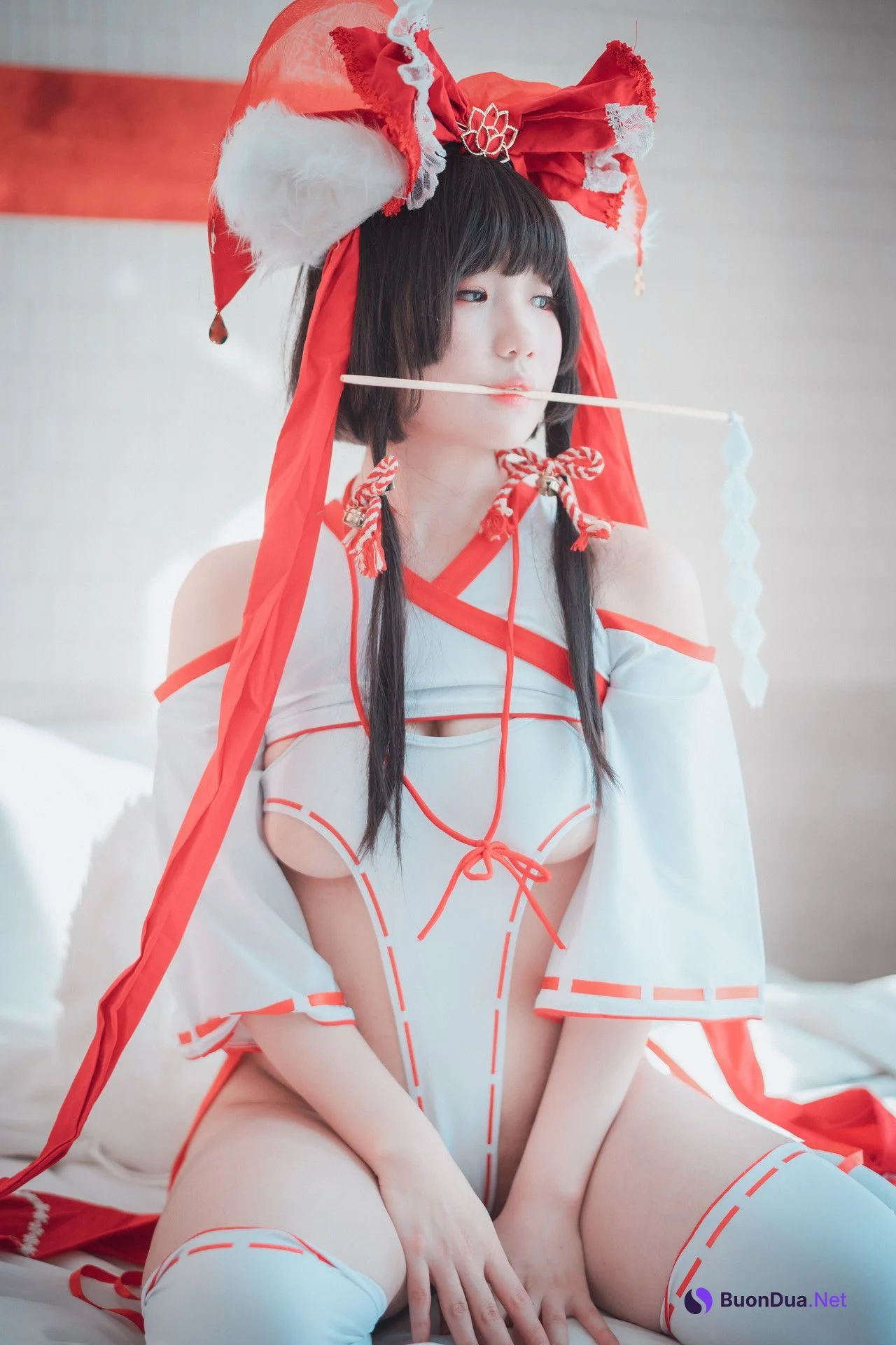 Mimmi 밈미, [DJAWA] Kitsune Miko A.Ver - Photo 19