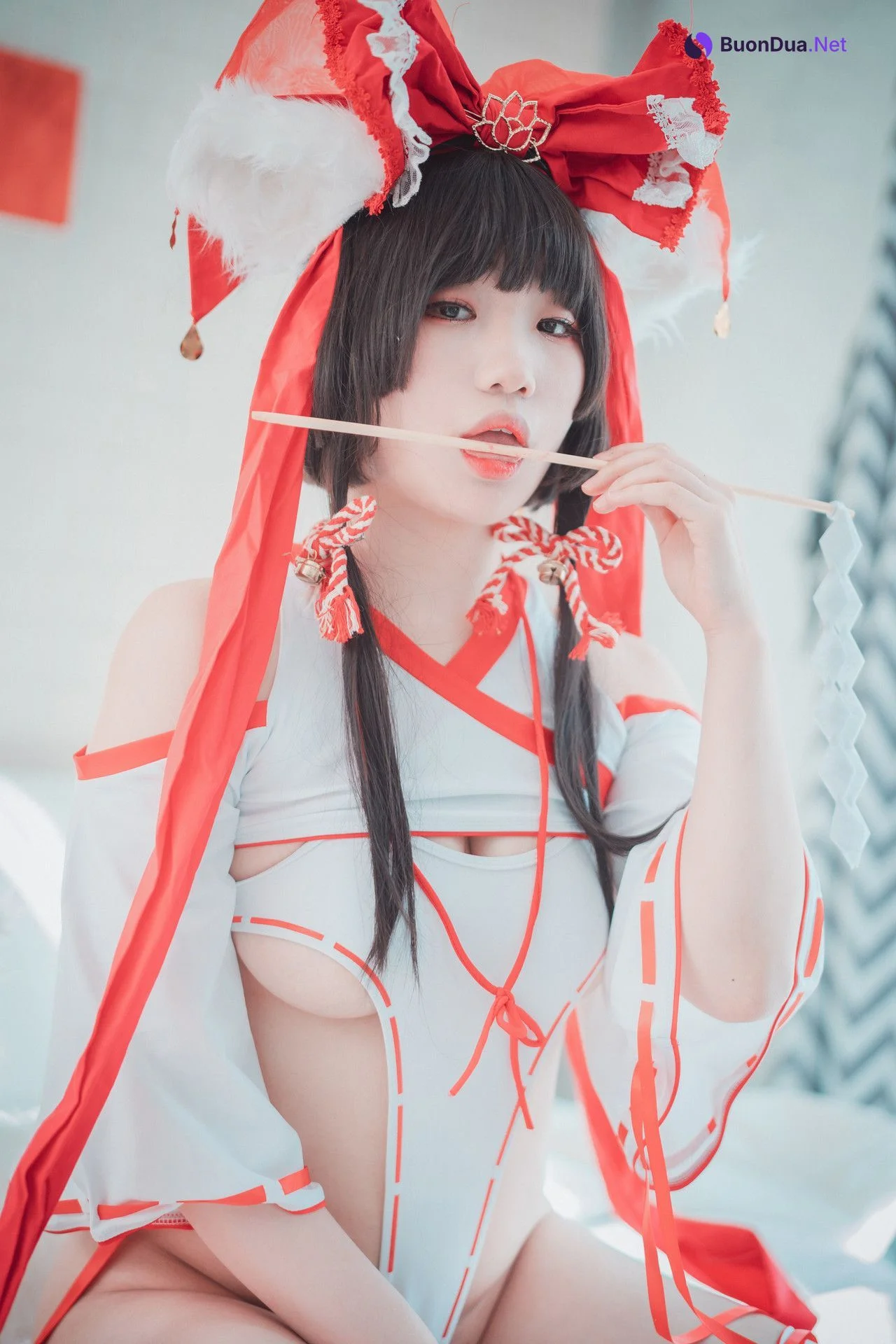 Mimmi 밈미, [DJAWA] Kitsune Miko A.Ver - Photo 20