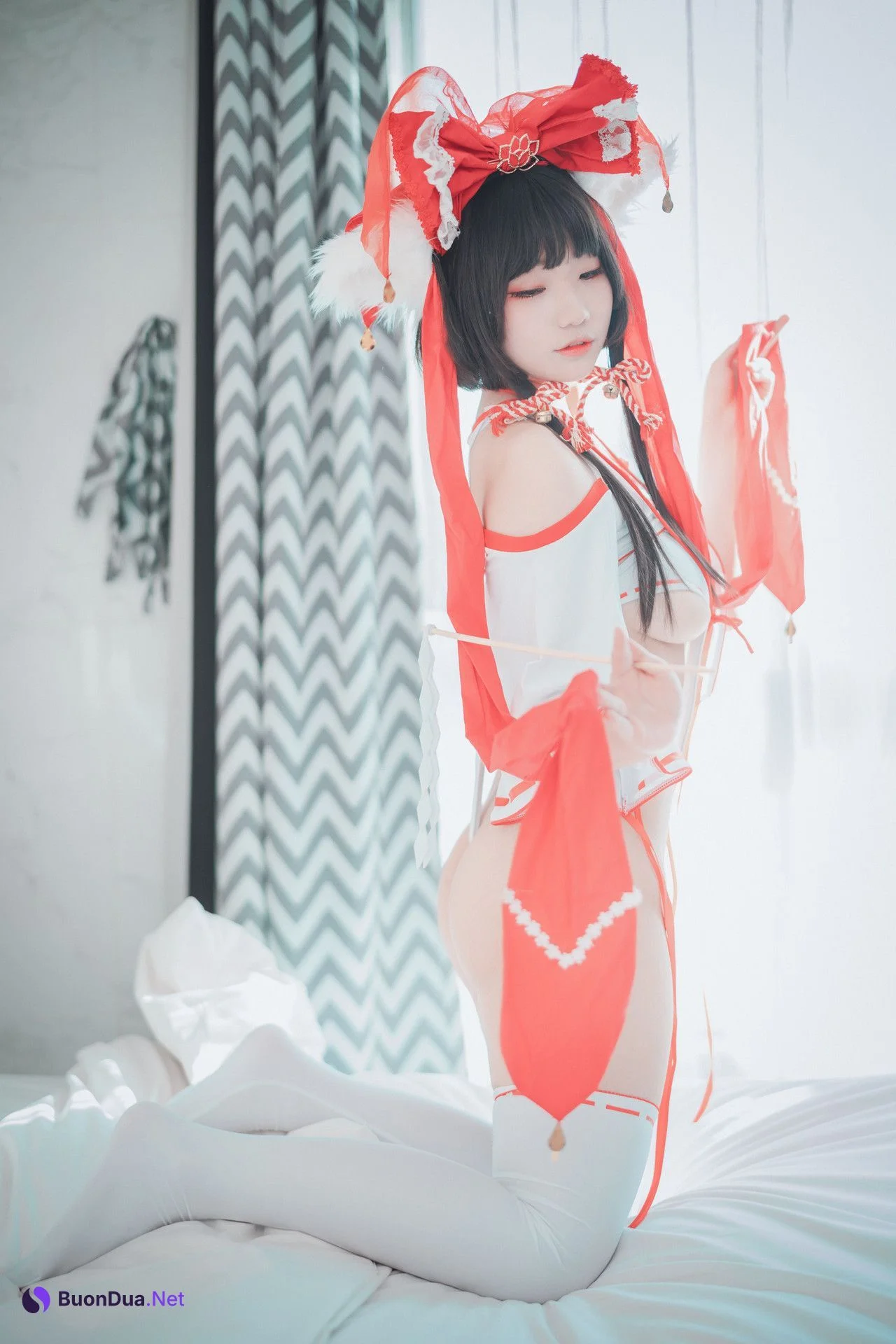 Mimmi 밈미, [DJAWA] Kitsune Miko A.Ver - Photo 3