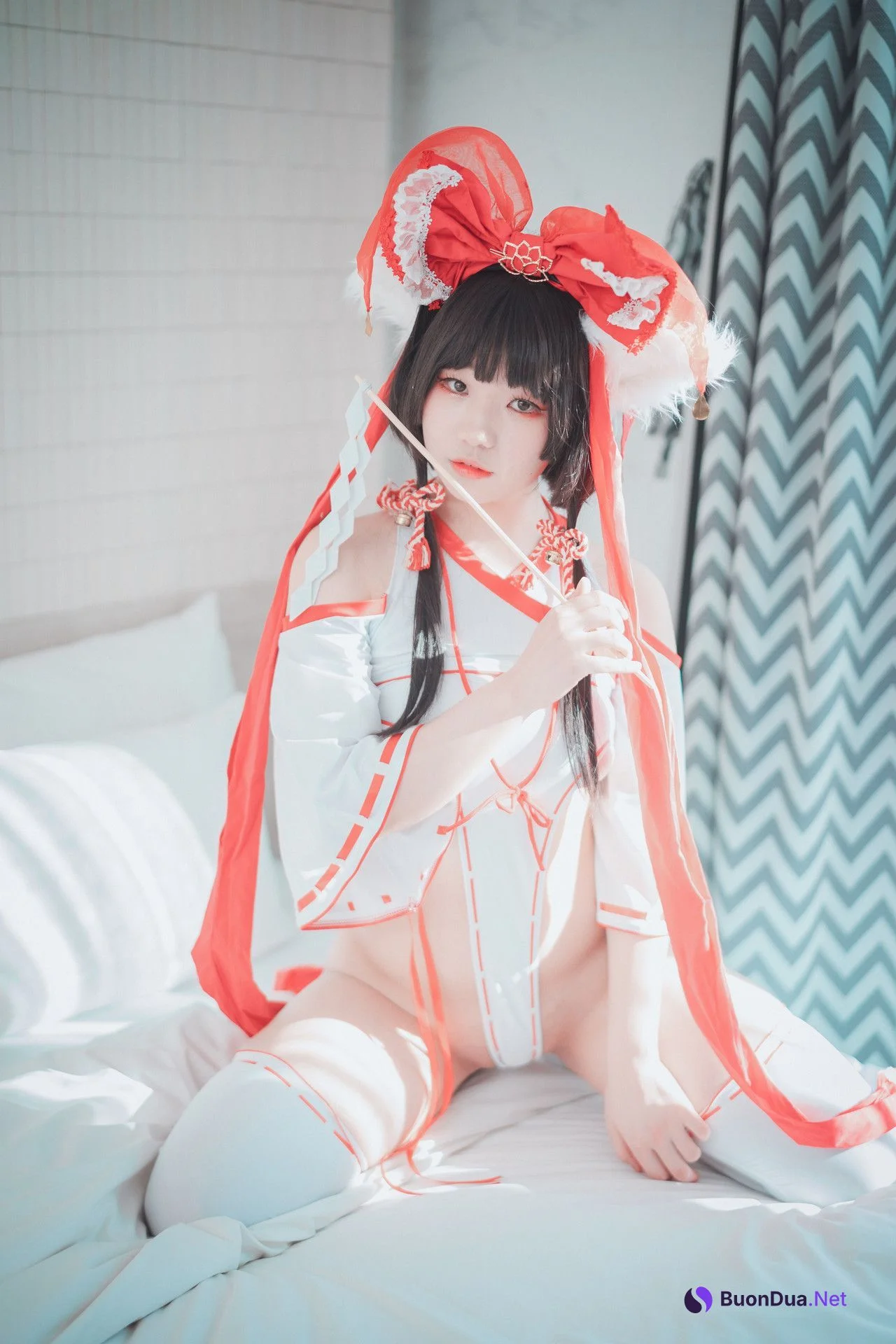 Mimmi 밈미, [DJAWA] Kitsune Miko A.Ver - Photo 5