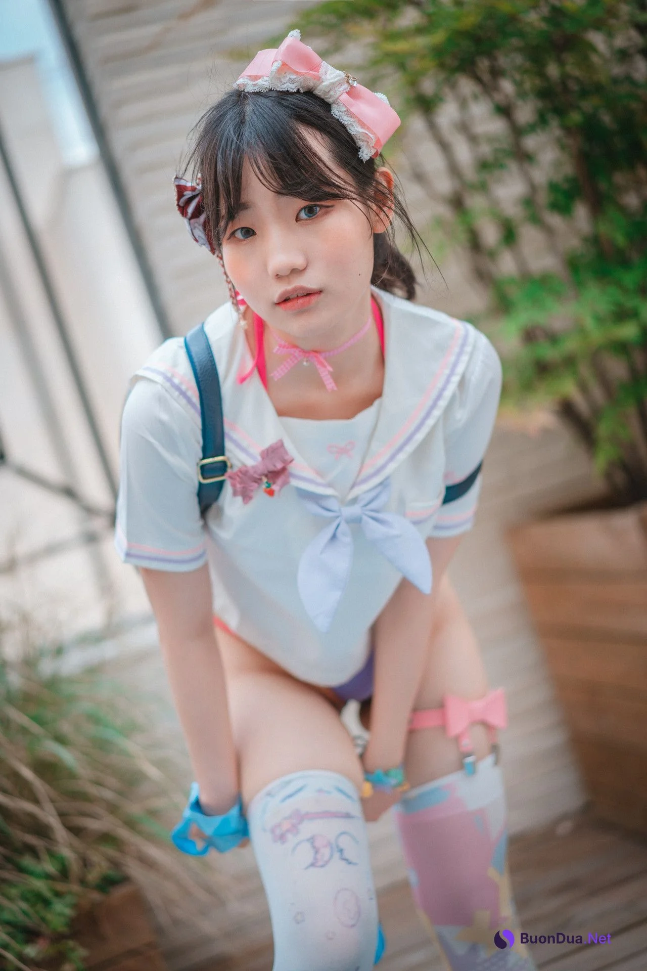Mimmi 밈미, [DJAWA] Mochilero en Violeta (Backpacker-Girl) Set.02 - Photo 2
