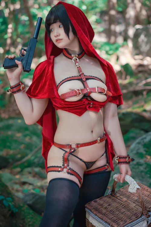 Mimmi 밈미, [DJAWA] Naughty Red Hiring Hood Set.01