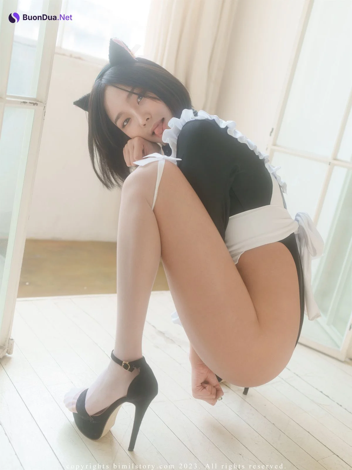 Mina 민아, [Bimilstory] Black Cat Mina Set.01 - Photo 16
