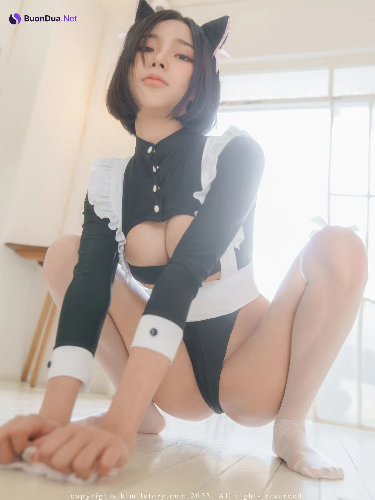 Mina 민아, [Bimilstory] Black Cat Mina Set.02 - รูปภาพ 6