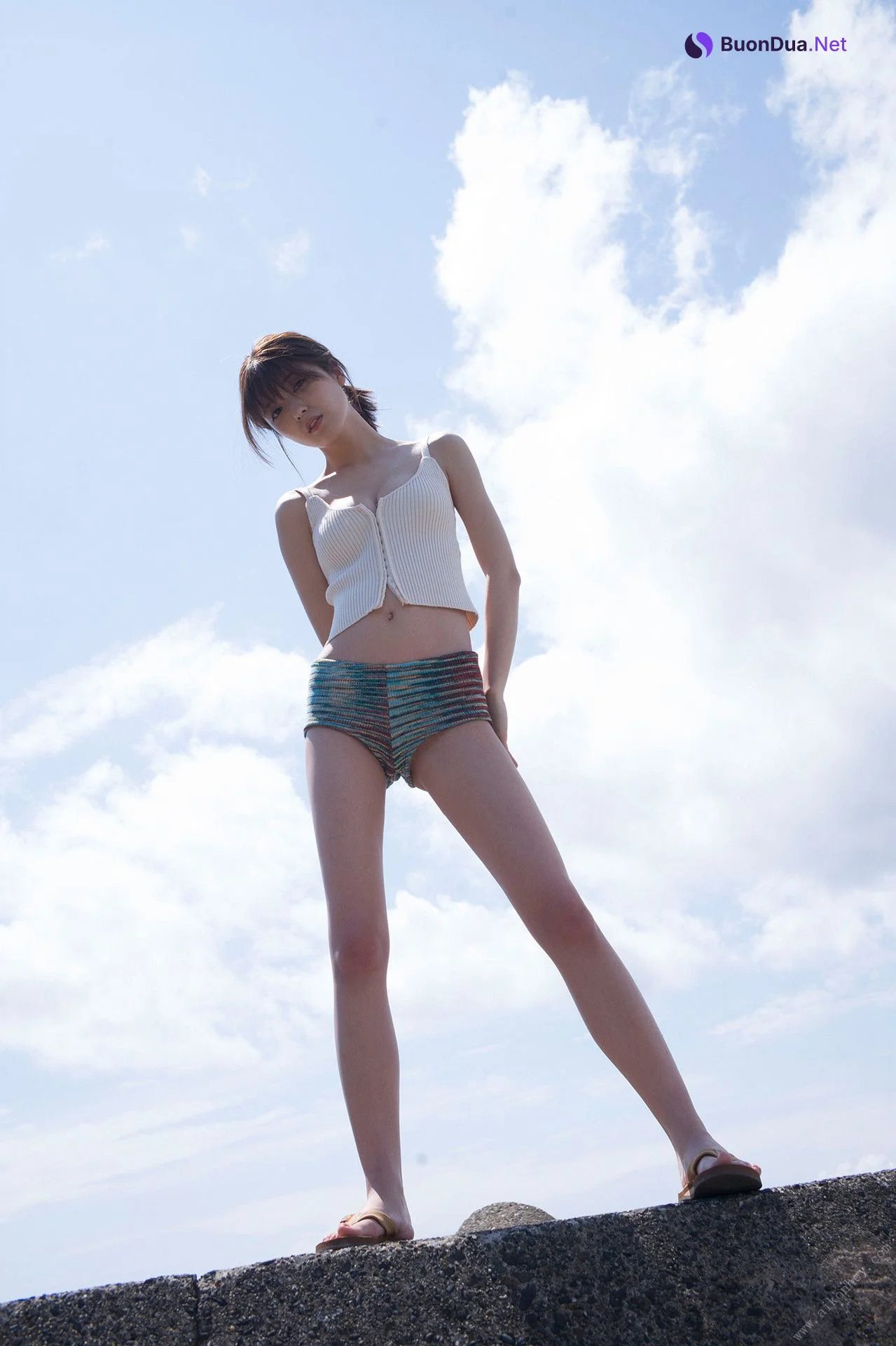 Mio Kudo 工藤美桜, ＦＲＩＤＡＹデジタル写真集 センチメンタルな柔肌 Set.02 - 사진 6